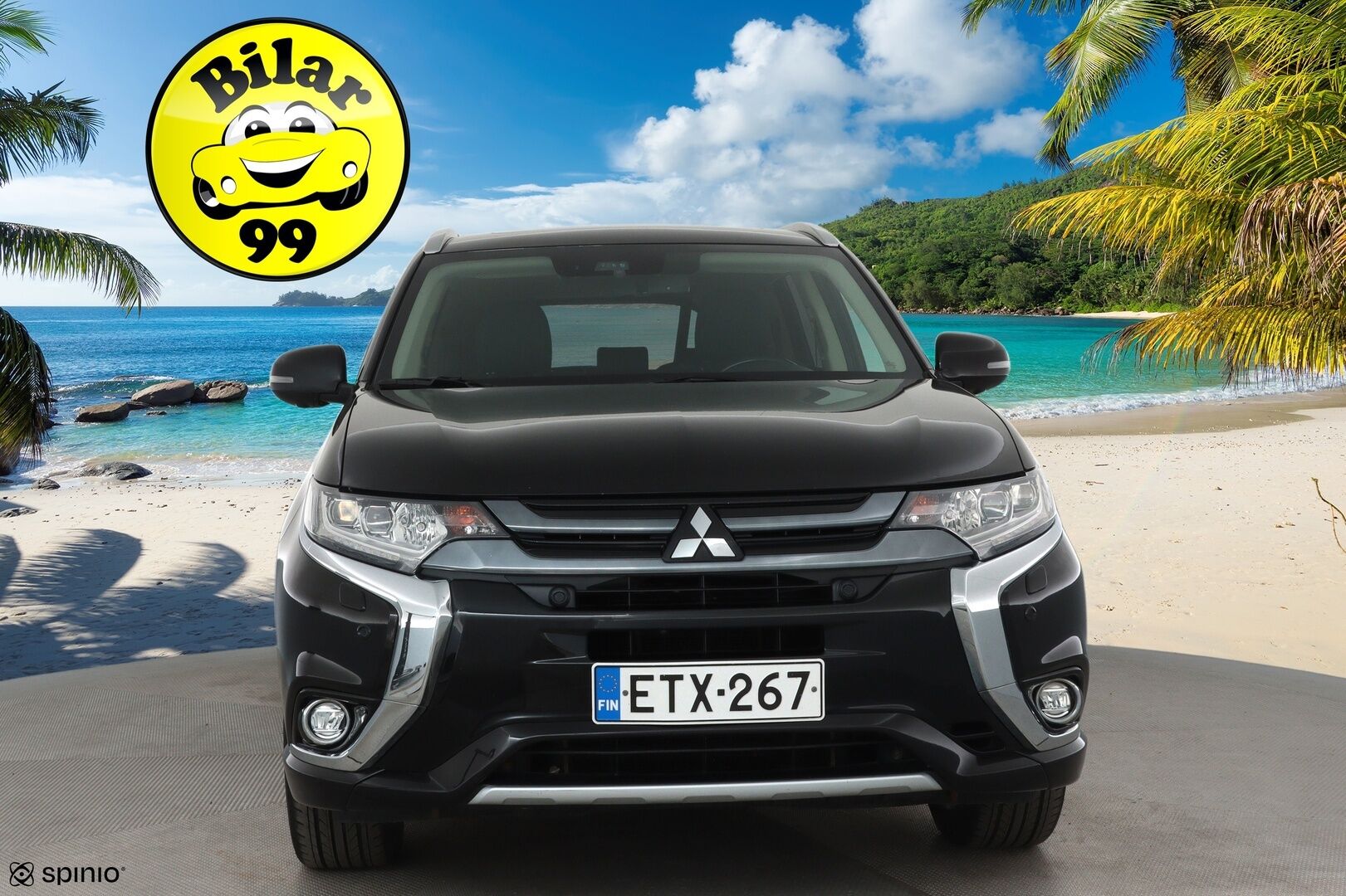 Mitsubishi Outlander PHEV 2017 PHEV Instyle Navi **Adapt.Vakkari / Koukku / Lasikattoluukku / 360° / Nahkaverhoilu / Kaistavahti** - Kahdet Renkaat