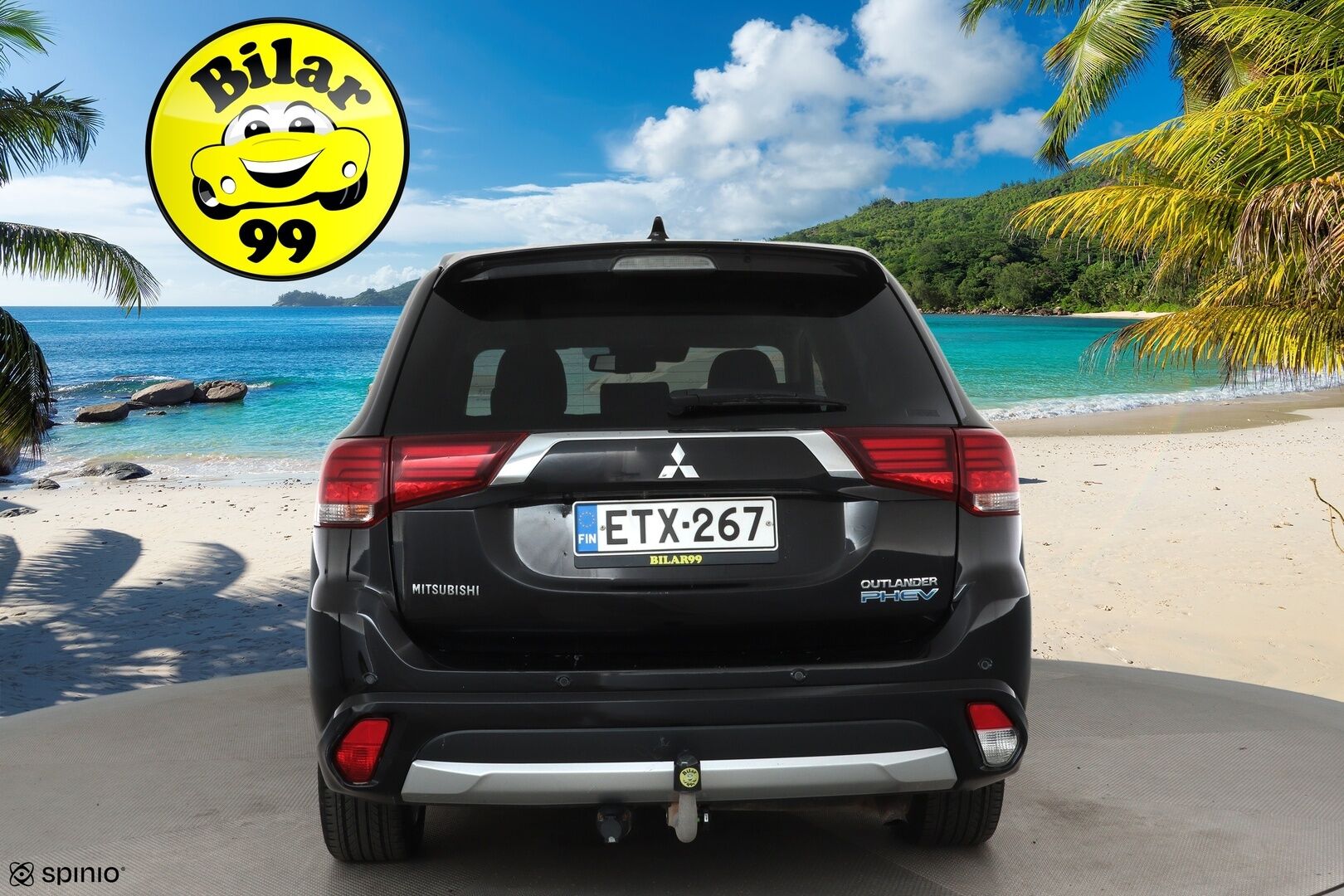 Mitsubishi Outlander PHEV 2017 PHEV Instyle Navi **Adapt.Vakkari / Koukku / Lasikattoluukku / 360° / Nahkaverhoilu / Kaistavahti** - Kahdet Renkaat