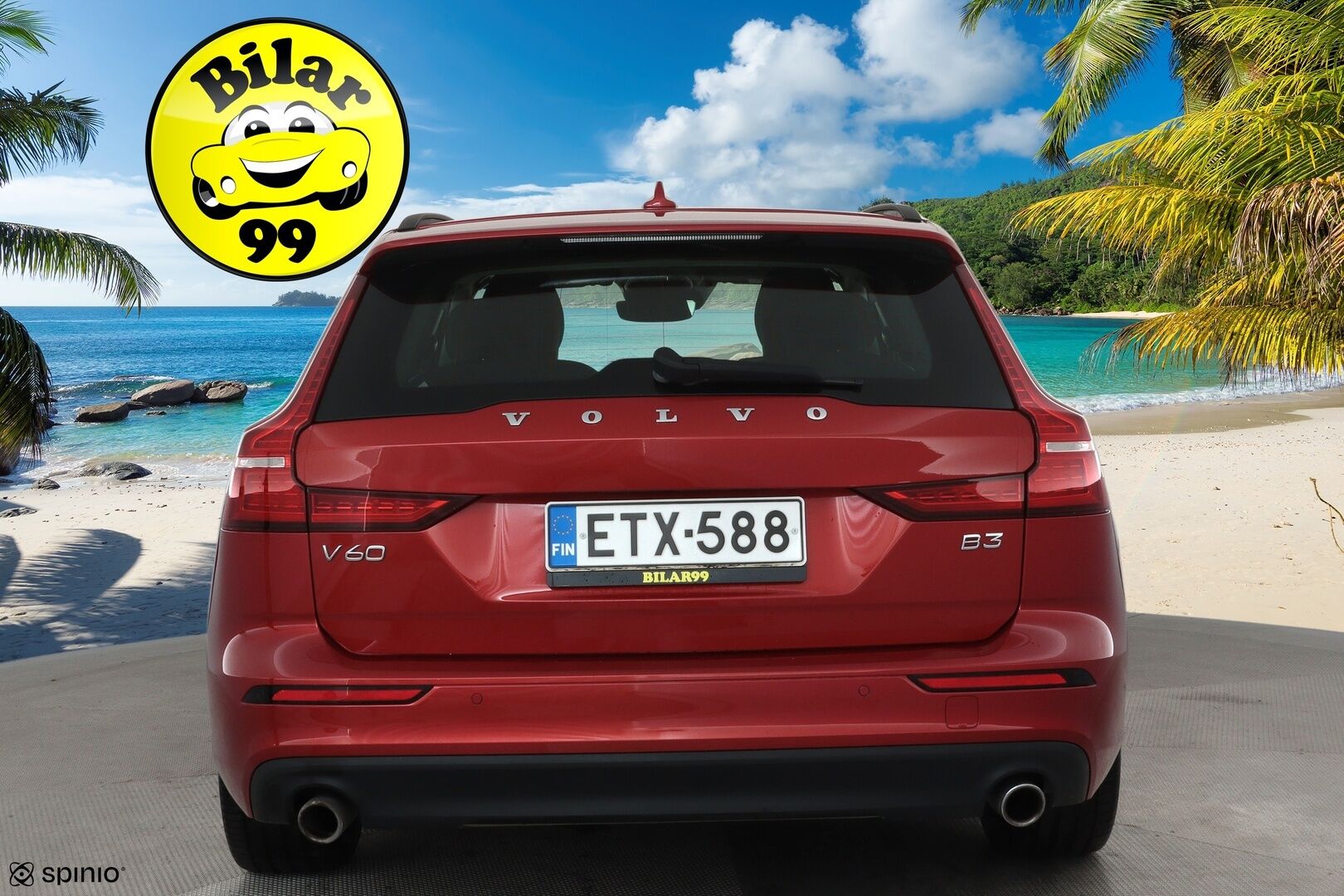 Volvo V60 2021 B3 MHEV Business Edition DCT aut **Vakkari / Webasto / P.tutka / KeylessGo / Ratinlämmitin** - 1.Om Suomi-auto / Merkkihuollettu / Kahdet renkaat aluvanteilla / Penkinlämmittimet takana