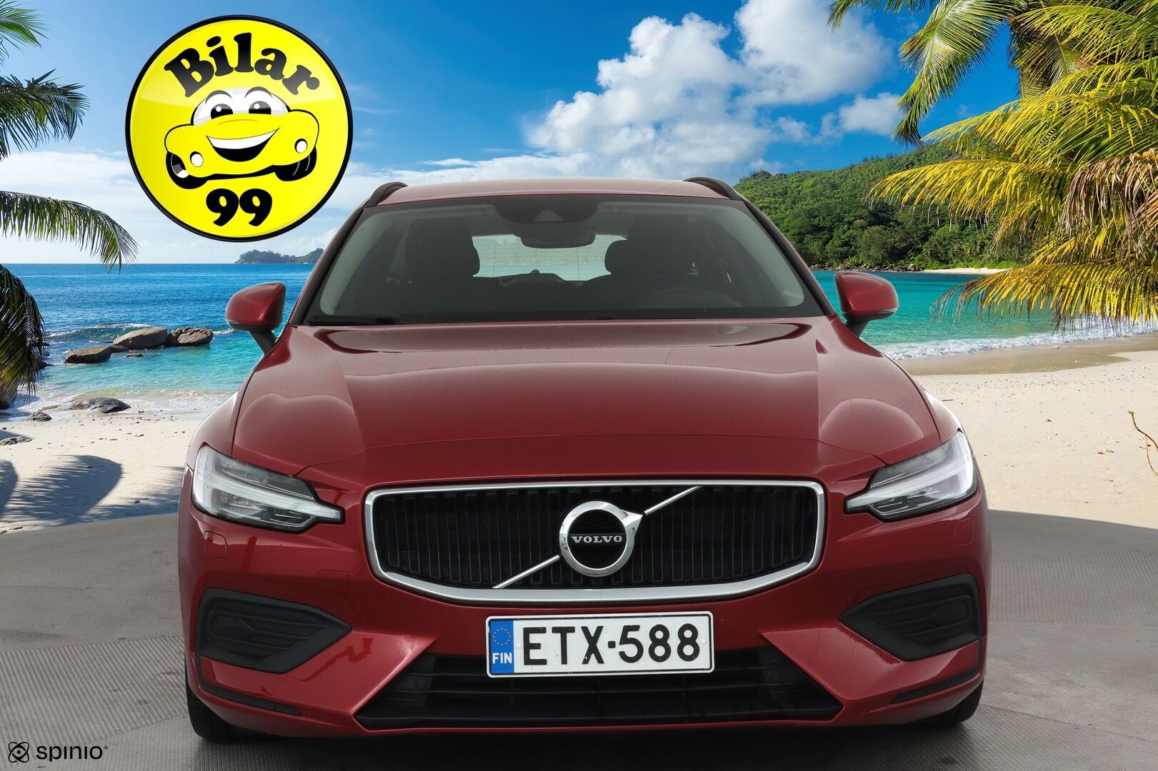 Volvo V60 2021 B3 MHEV Business Edition DCT aut **Vakkari / Webasto / P.tutka / KeylessGo / Ratinlämmitin** - 1.Om Suomi-auto / Merkkihuollettu / Kahdet renkaat aluvanteilla / Penkinlämmittimet takana