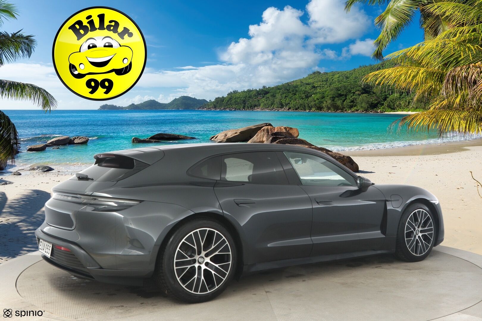 Porsche Taycan 2022 Sport Turismo Advantage Package *1.OM Suomi-auto / ACC / PASM / BOSE /  Lämpöpumppu / Performance Battery Plus / Nahkasisusta* - Merkkihuollettu 3/26 / 14-suuntaiset penkit / 2x Porsche vanteet - HULLUT AVAJAISHULINAT KORKOTARJOUS 3,29 %