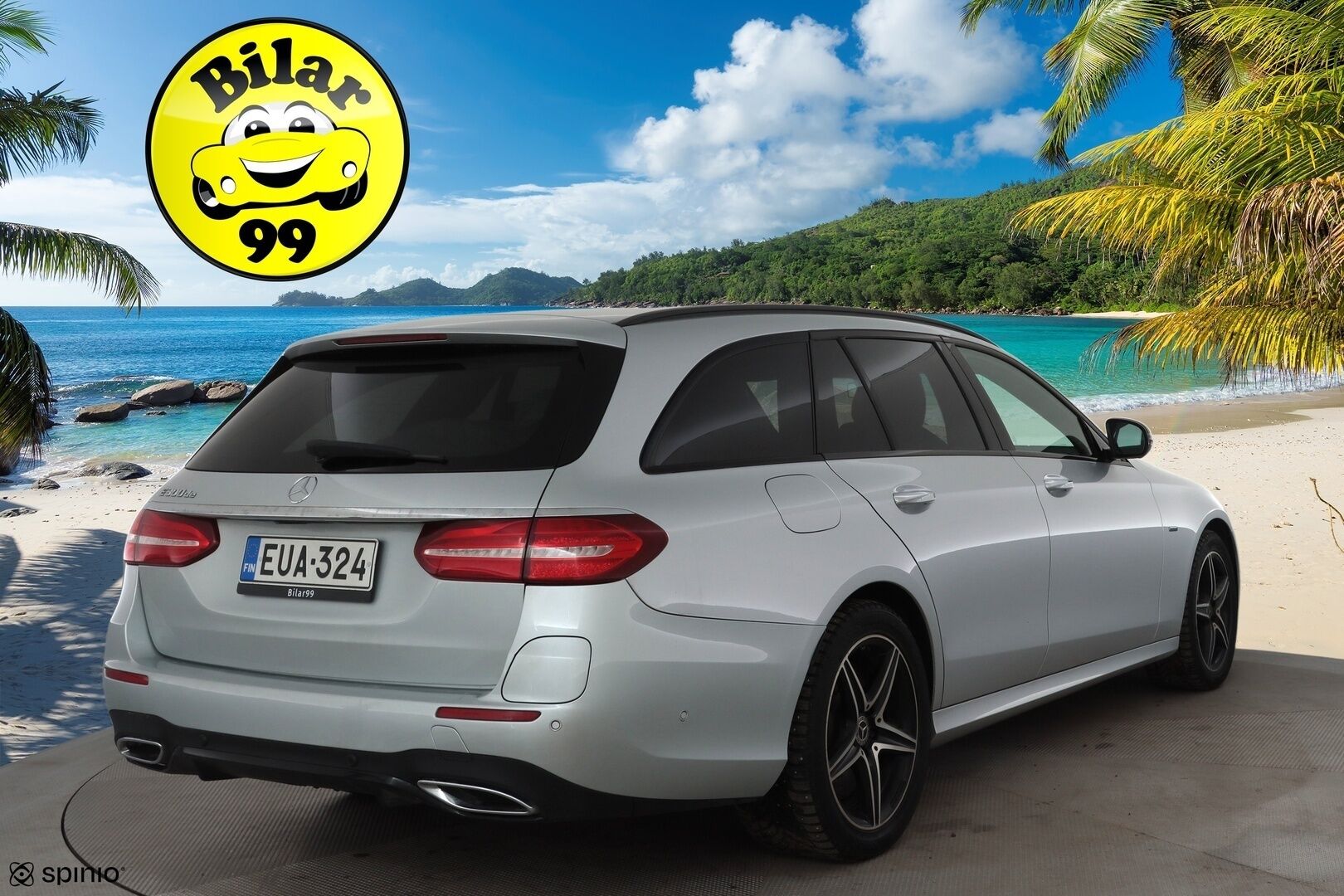 Mercedes-Benz E 2020 300 de T A Business AMG EQ Power * Distronic+ / 360° / HUD / Burmester / Muistipenkit / Panorama / Multibeam / Koukku * - KeylessGo / Kahdet renkaat aluvanteilla / Huippuvarusteet - HULLUT AVAJAISHULINAT KORKOTARJOUS 3,29 %