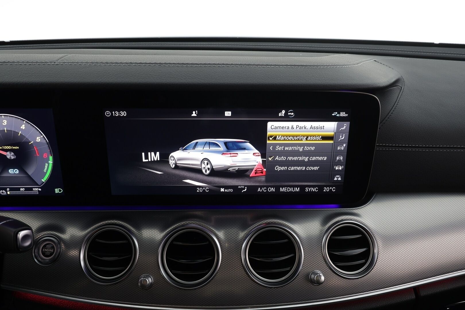 Mercedes-Benz E 2020 300 de T A Business AMG EQ Power * Distronic+ / 360° / HUD / Burmester / Muistipenkit / Panorama / Multibeam / Koukku * - KeylessGo / Kahdet renkaat aluvanteilla / Huippuvarusteet