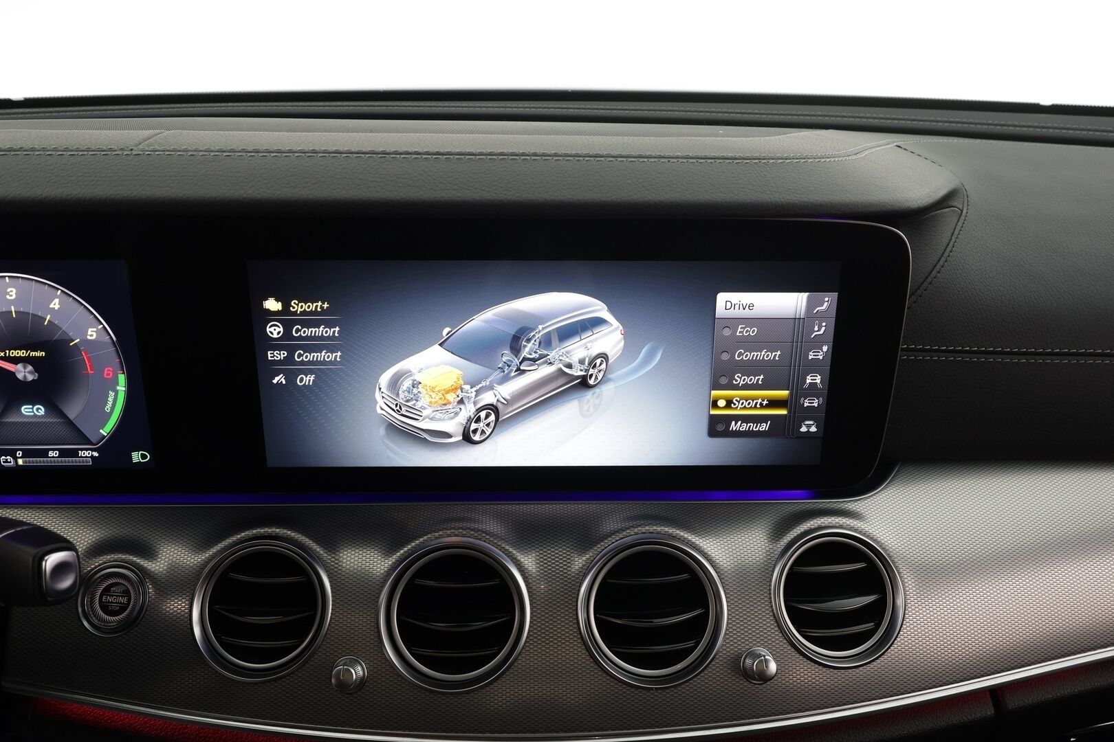 Mercedes-Benz E 2020 300 de T A Business AMG EQ Power * Distronic+ / 360° / HUD / Burmester / Muistipenkit / Panorama / Multibeam / Koukku * - KeylessGo / Kahdet renkaat aluvanteilla / Huippuvarusteet