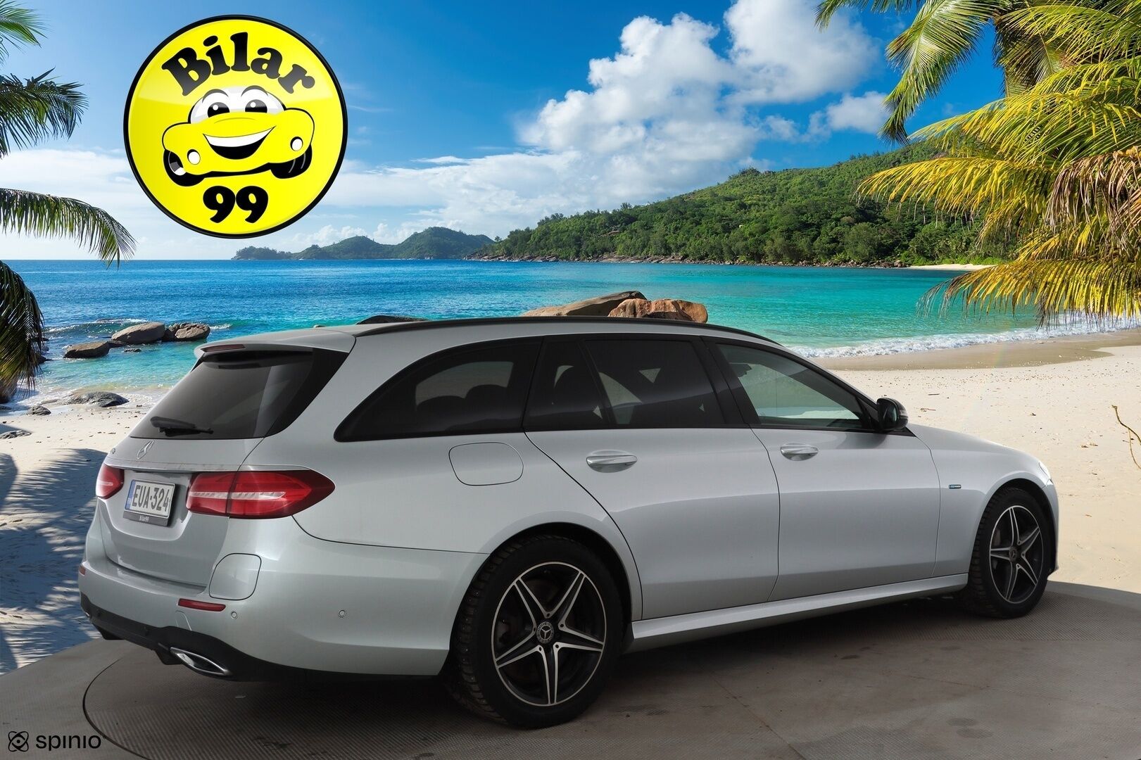 Mercedes-Benz E 2020 300 de T A Business AMG EQ Power * Distronic+ / 360° / HUD / Burmester / Muistipenkit / Panorama / Multibeam / Koukku * - KeylessGo / Kahdet renkaat aluvanteilla / Huippuvarusteet - HULLUT AVAJAISHULINAT KORKOTARJOUS 3,29 %