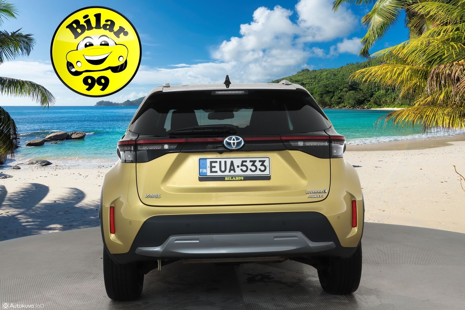 Toyota Yaris Cross 2023 1,5 Hybrid AWD-i Premiere Edition **HUD / JBL / Lasikatto / KeylessGo / Adapt.vakkari / Nahkapenkit / P.kamera** - 3,99 % KORKOTARJOUS TÄHÄN AUTOON - 1.om Suomi-auto / kahdet renkaat aluvanteilla / Merkkihuollettu