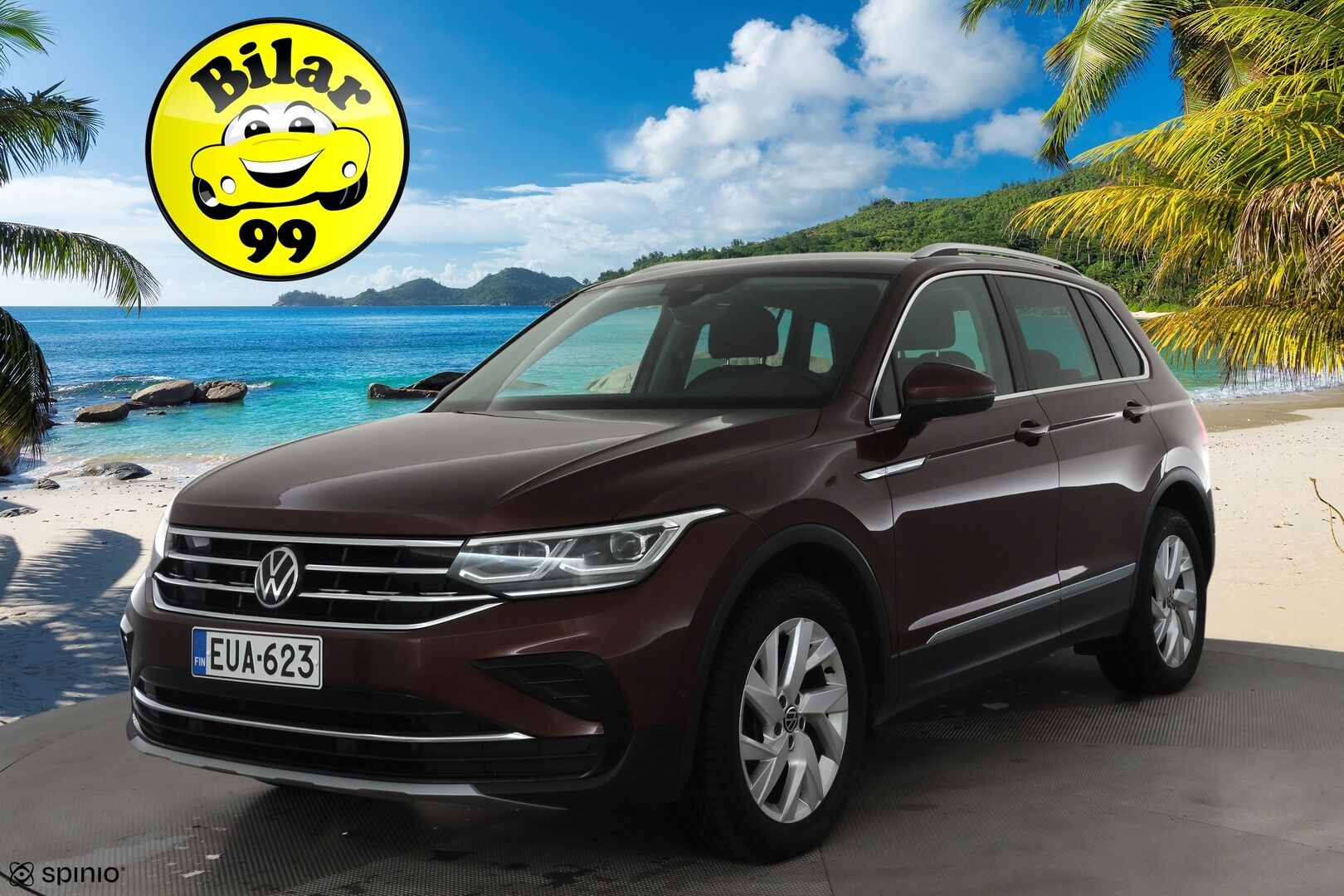 Volkswagen Tiguan 2022 2.0 TDI Style Business SCR 110 kW 4MOTION DSG * Webasto / Koukku / ACC / Matrix-LED / Kamera / Hierovat Sportpenkit * - KATSO KAMPANJAHINTA! / 1-Om suomi-auto / Kahdet renkaat / ALV - HULLUT AVAJAISHULINAT KORKOTARJOUS 3,29 %