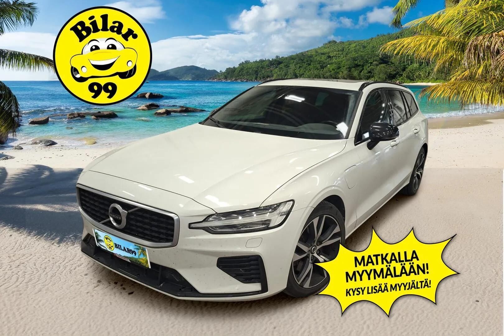 Volvo V60 2019 T8 AWD R-Design aut - | Webasto | ACC & Pilot | Koukku | VOC | Panorama | Adapt LED | Hifi | P.Kamera ja tutkat | Apple & Android | Nahkasisusta |