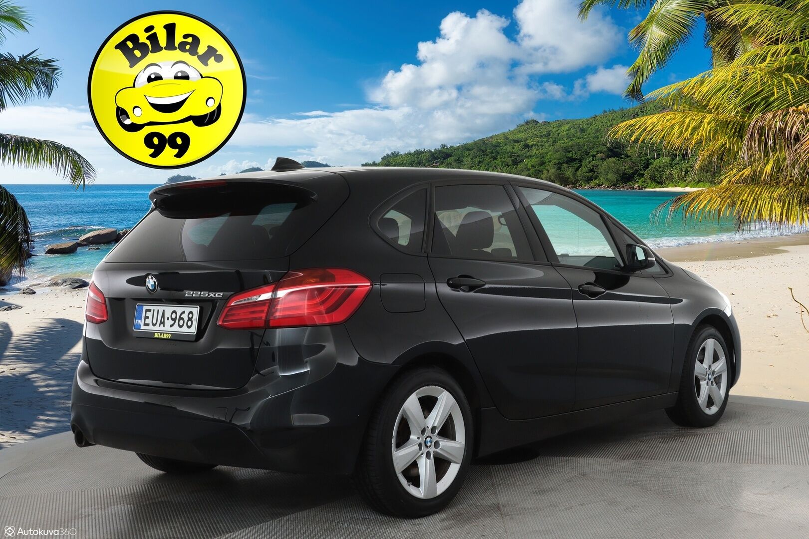 BMW 225 2020 F45 Active Tourer 225xe A ** HUD / P.kamera / LED-valot / Navi / Nahkaverhoilu ** - Kahdet Renkaat / Akku Kuntotarkistettu!