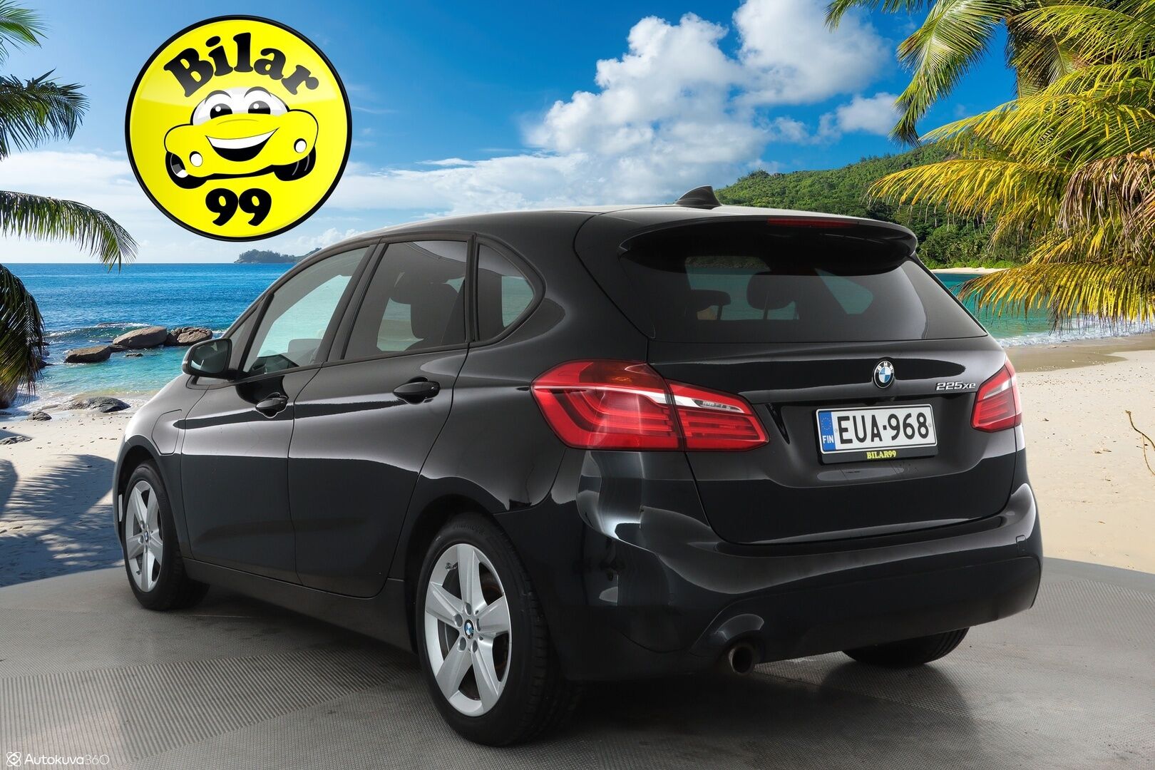 BMW 225 2020 F45 Active Tourer 225xe A ** HUD / P.kamera / LED-valot / Navi / Nahkaverhoilu ** - Kahdet Renkaat / Akku Kuntotarkistettu!