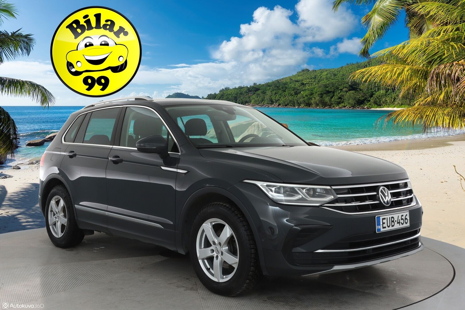 Volkswagen Tiguan 2022 Style 1,5TSI Business 110 kW DSG / 1.Om Suomi-auto / Webasto / Adapt.vakkari / iQ.Light / P.kamera / Koukku - Digimittari / KeyLessGo / Kahdet hyvät renkaat