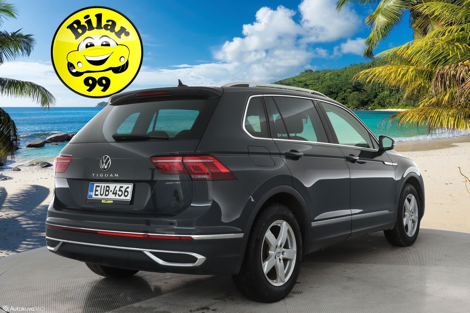 Volkswagen Tiguan 2022 Style 1,5TSI Business 110 kW DSG / 1.Om Suomi-auto / Webasto / Adapt.vakkari / iQ.Light / P.kamera / Koukku - Digimittari / KeyLessGo / Kahdet hyvät renkaat