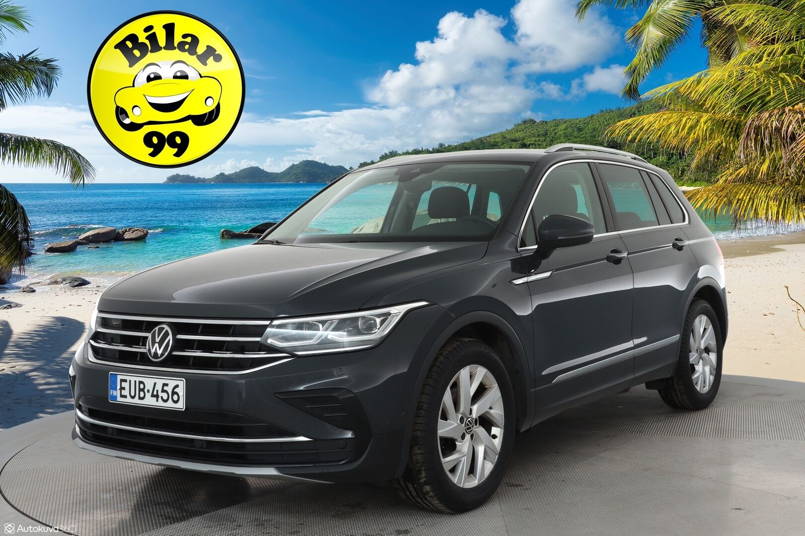 Volkswagen Tiguan 2022 Style 1,5TSI Business 110 kW DSG / 1.Om Suomi-auto / Webasto / Adapt.vakkari / iQ.Light / P.kamera / Koukku - Digimittari / KeyLessGo / Kahdet hyvät renkaat