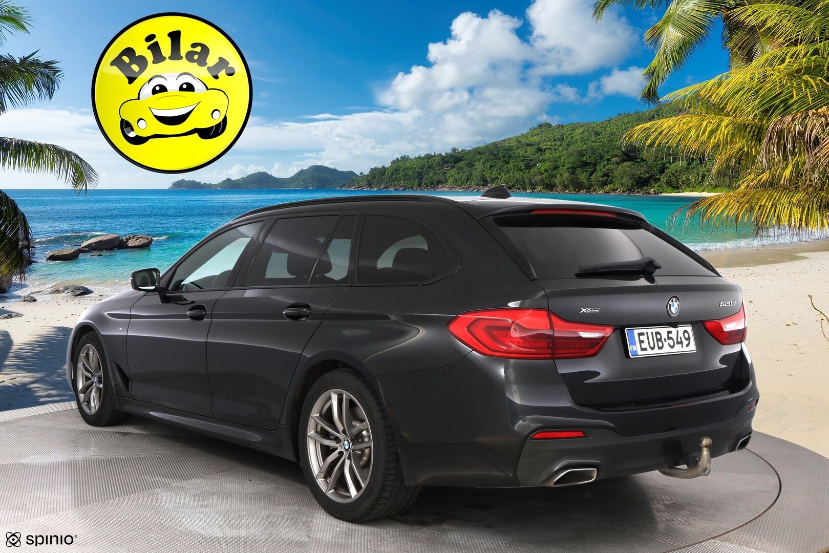 BMW 520 2020 G31 Touring 520d A xDrive M Sport MHEV - Webasto | Display Key | HiFi | Peruutuskamera | Vetokoukku | Sporttipenkit | Kangas-Alcantara | Navi | Juuri tullut Tampereelle!
