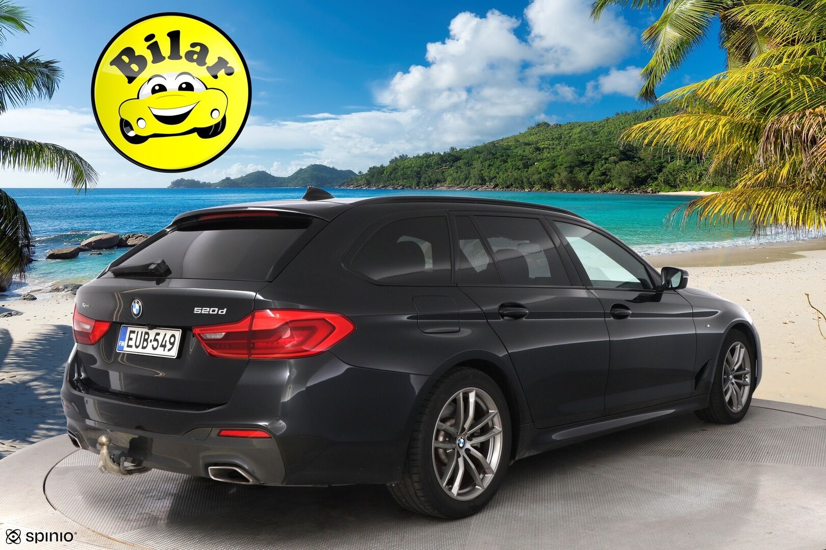 BMW 520 2020 G31 Touring 520d A xDrive M Sport MHEV - Webasto | Display Key | HiFi | Peruutuskamera | Vetokoukku | Sporttipenkit | Kangas-Alcantara | Navi | Juuri tullut Tampereelle!