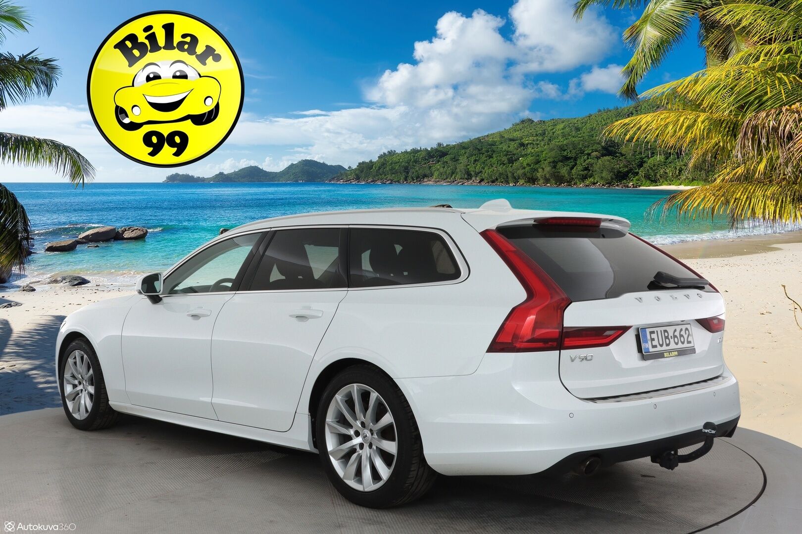 Volvo V90 2019 D4 AWD Momentum **Merkkihuollettu / Webasto / Adapt. vakkari / P.kamera / VOC / Koukku / Kaistavahti**