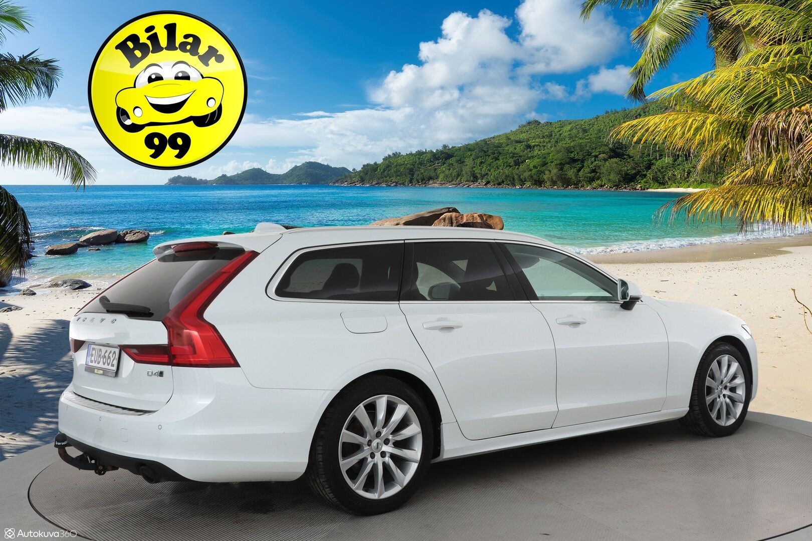 Volvo V90 2019 D4 AWD Momentum **Merkkihuollettu / Webasto / Adapt. vakkari / P.kamera / VOC / Koukku / Kaistavahti**
