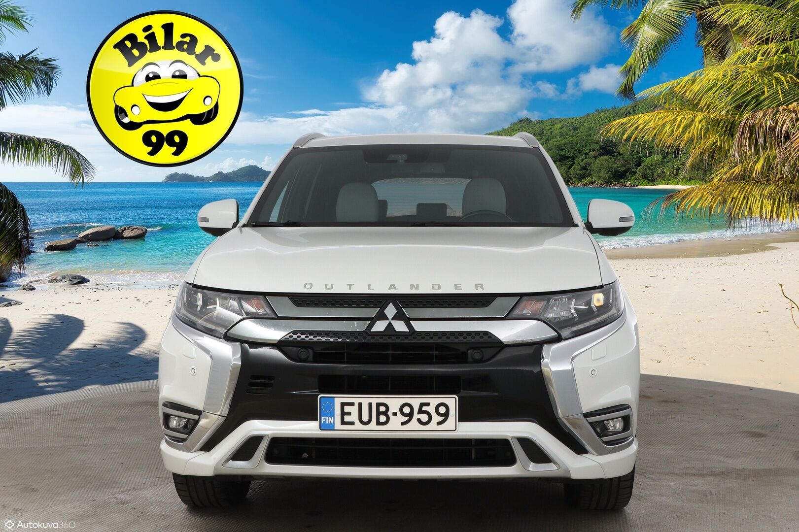 Mitsubishi Outlander PHEV 2020 Business 4WD 5P - Adapt.Vakkari / Power Sound / 360-Kamera / Vetokoukku / LED / Vaalea Nahkasisusta / KeylessGo / Supervarusteet!
