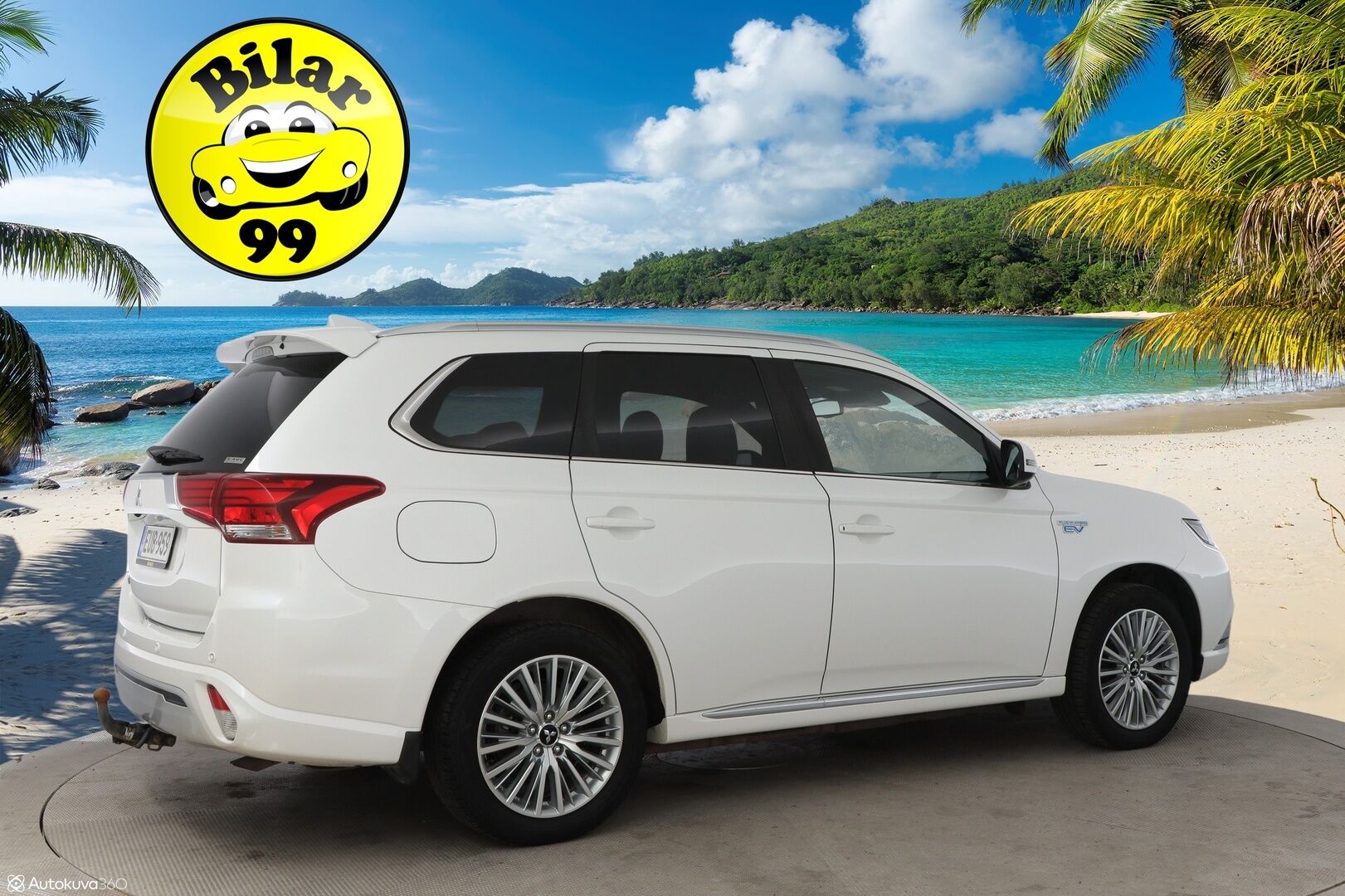 Mitsubishi Outlander PHEV 2020 Business 4WD 5P - Adapt.Vakkari / Power Sound / 360-Kamera / Vetokoukku / LED / Vaalea Nahkasisusta / KeylessGo / Supervarusteet!