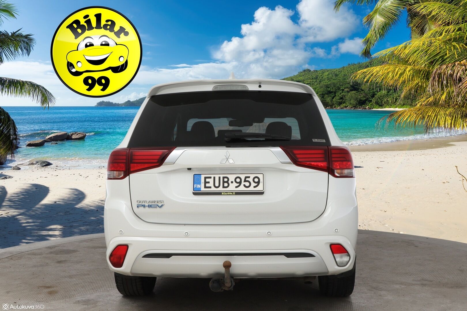 Mitsubishi Outlander PHEV 2020 Business 4WD 5P - Adapt.Vakkari / Power Sound / 360-Kamera / Vetokoukku / LED / Vaalea Nahkasisusta / KeylessGo / Supervarusteet!