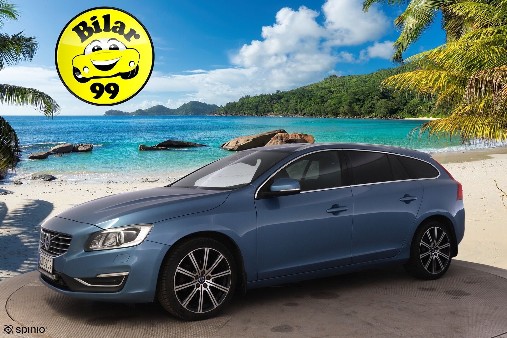 Volvo V60 2015 D4 Summum Edition aut * Webasto / P. kamera / Koukku / Kattoluukku / Muisti nahat / Navi / Performance Sound/ Akt. Xenon - Hyvällä huoltohistorialla näytttävä Volvo! / Parhaalla varustelulla mm. Keyless Go, Isompi näyttö, Musta sisäkatto verhoilu ja paljon muuta