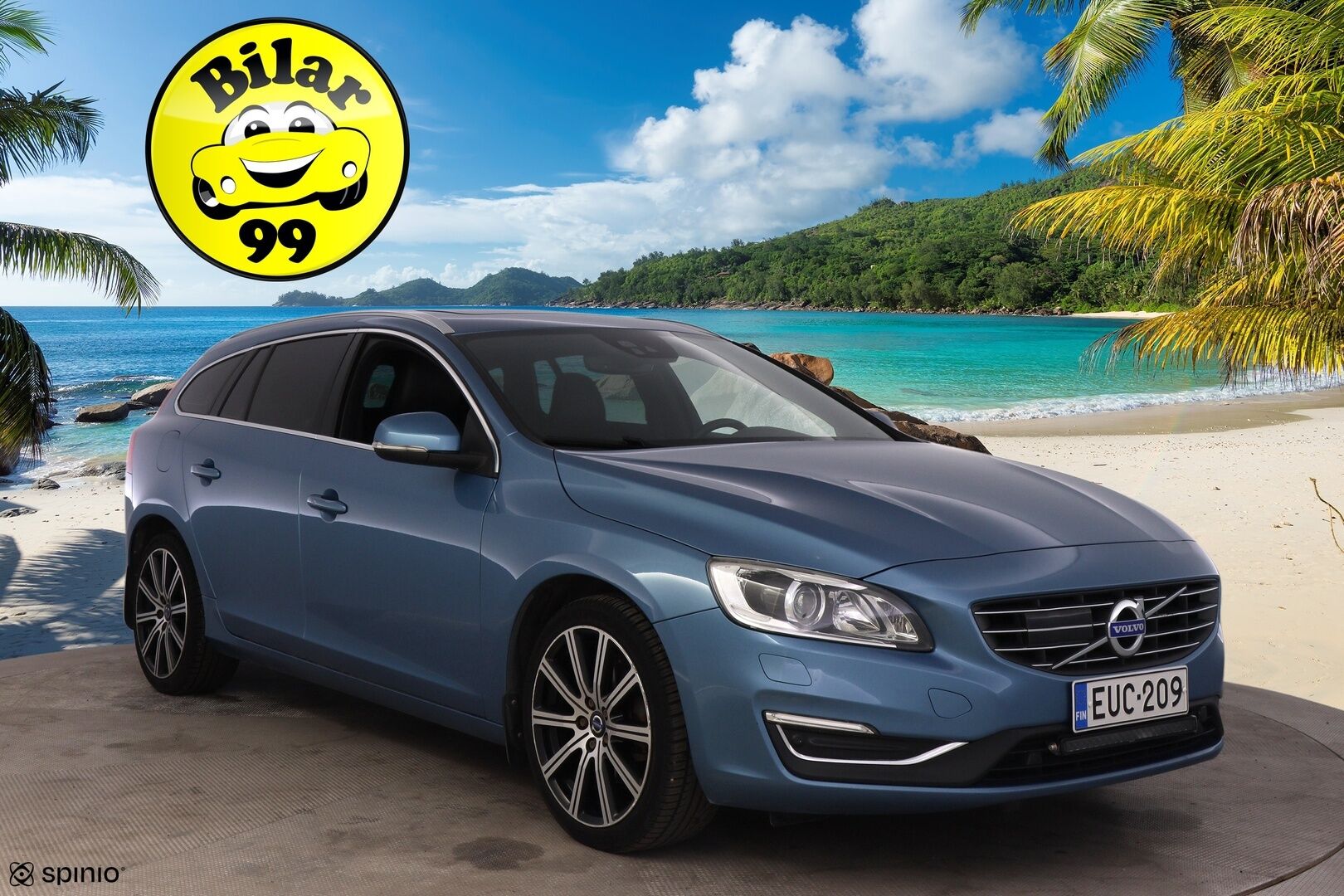 Volvo V60 2015 D4 Summum Edition aut * Webasto / P. kamera / Koukku / Kattoluukku / Muisti nahat / Navi / Performance Sound/ Akt. Xenon - Hyvällä huoltohistorialla näytttävä Volvo! / Parhaalla varustelulla mm. Keyless Go, Isompi näyttö, Musta sisäkatto verhoilu ja paljon muuta