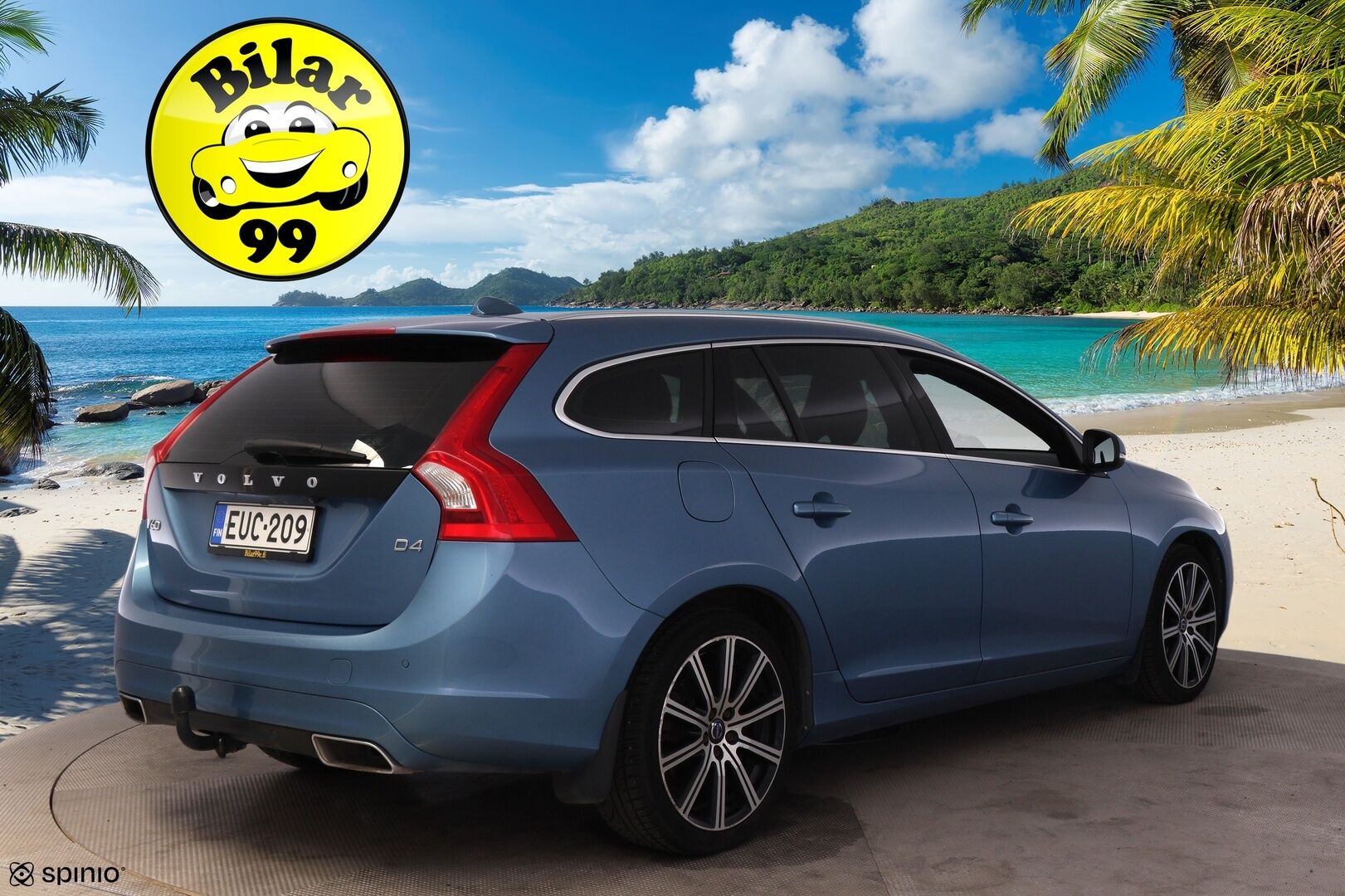 Volvo V60 2015 D4 Summum Edition aut * Webasto / P. kamera / Koukku / Kattoluukku / Muisti nahat / Navi / Performance Sound/ Akt. Xenon - Hyvällä huoltohistorialla näytttävä Volvo! / Parhaalla varustelulla mm. Keyless Go, Isompi näyttö, Musta sisäkatto verhoilu ja paljon muuta