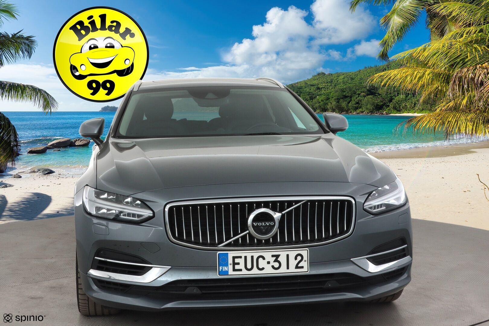 Volvo V90 2019 T8 AWD Inscription aut * Pilot assist / Webasto / Koukku / HUD / Panorama / Muistipenkit / B&W / 360-Kamera / Sporttipenkit / Keyless * - Bowers&Wilkins / HUD / Merkkihuollot / Juuri huollettu