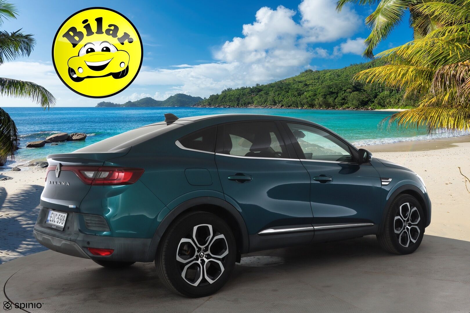 Renault Arkana 2022 E-TECH 145 Hybrid Intens - | ACC | Puolinahat | Digimittaristo | P.kamera ja tutkat | LED | LKA | BSM | RCTA | Lämm. ratti | Apple & Android | Merkkihuollettu | 2x renkaat aluin |