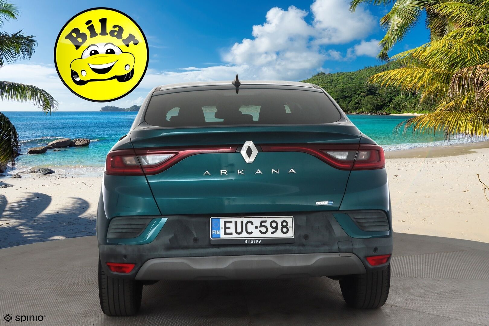 Renault Arkana 2022 E-TECH 145 Hybrid Intens - | ACC | Puolinahat | Digimittaristo | P.kamera ja tutkat | LED | LKA | BSM | RCTA | Lämm. ratti | Apple & Android | Merkkihuollettu | 2x renkaat aluin |