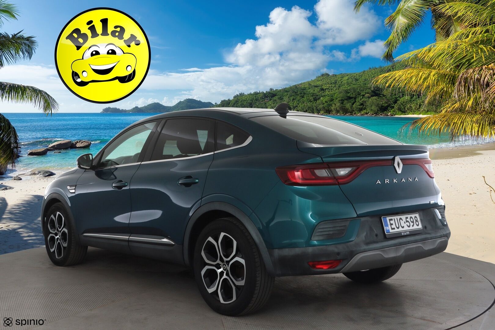 Renault Arkana 2022 E-TECH 145 Hybrid Intens - | ACC | Puolinahat | Digimittaristo | P.kamera ja tutkat | LED | LKA | BSM | RCTA | Lämm. ratti | Apple & Android | Merkkihuollettu | 2x renkaat aluin |