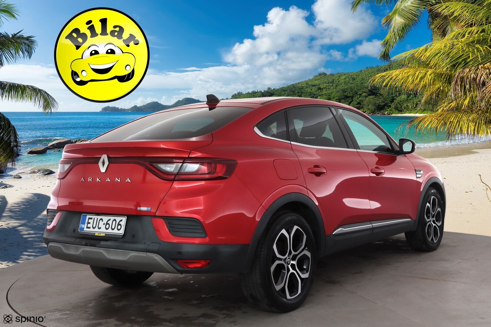 Renault Arkana 2022 E-TECH 145 Hybrid Intens - | ACC | Puolinahat | Digimittaristo | P.kamera | Keyless | Navi | BSM | Lane Assist | RCTA | Lämm. ratti | Apple & Android | Merkkihuollettu | 