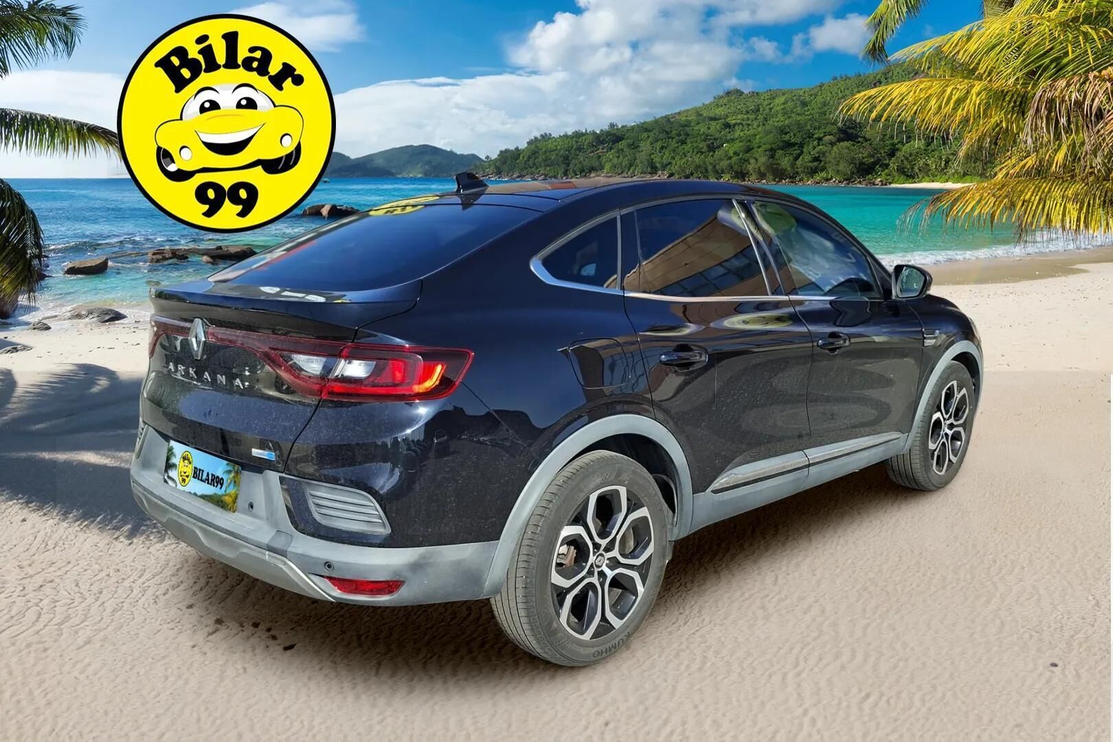 Renault Arkana 2022 E-TECH 145 Hybrid Intens - ACC | Navi | BLISS | Digimittaristo | Kaistavahti | P.kamera | Aut. LED | Keyless Go | Ohjauspyörän lämmitys | Lohko & sisälämmitin | Suomi-auto | 2x renkaat aluin | Juuri katsastettu! 