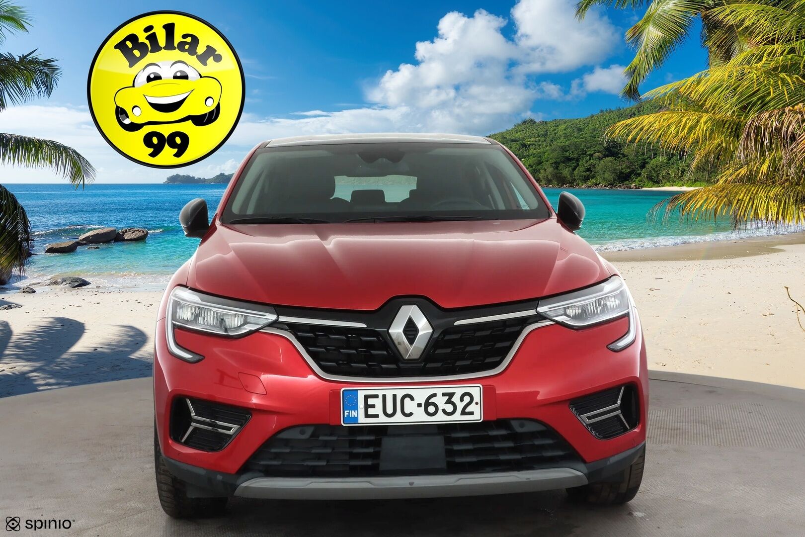 Renault Arkana 2022 E-TECH 145 Hybrid Intens * ACC / Navi / P.kamera / LED / Ratinlämmitin / Puolinahat / Digimittaristo / Keyless * - Suomi-auto / Kahdet renkaat aluvanteilla