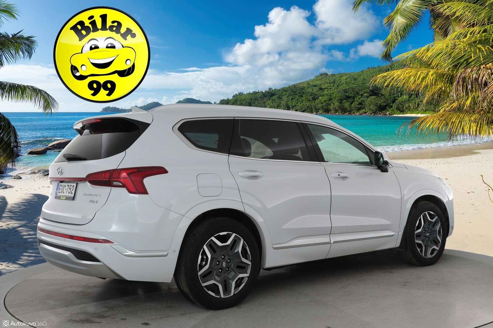 Hyundai Santa Fe 2022 1.6 T-GDI 265 hv Plug in 4WD 6AT Calligraphy 7P **HUD / Adapt. vakkari / Panorama / Ilmastoidut penkit ** - 3,99 % KORKOTARJOUS TÄHÄN AUTOON - 1-om. Suomi-auto / Akku kuntotarkistettu / 360 Kamera / Keyless / Apple&Android / Muistipenkki