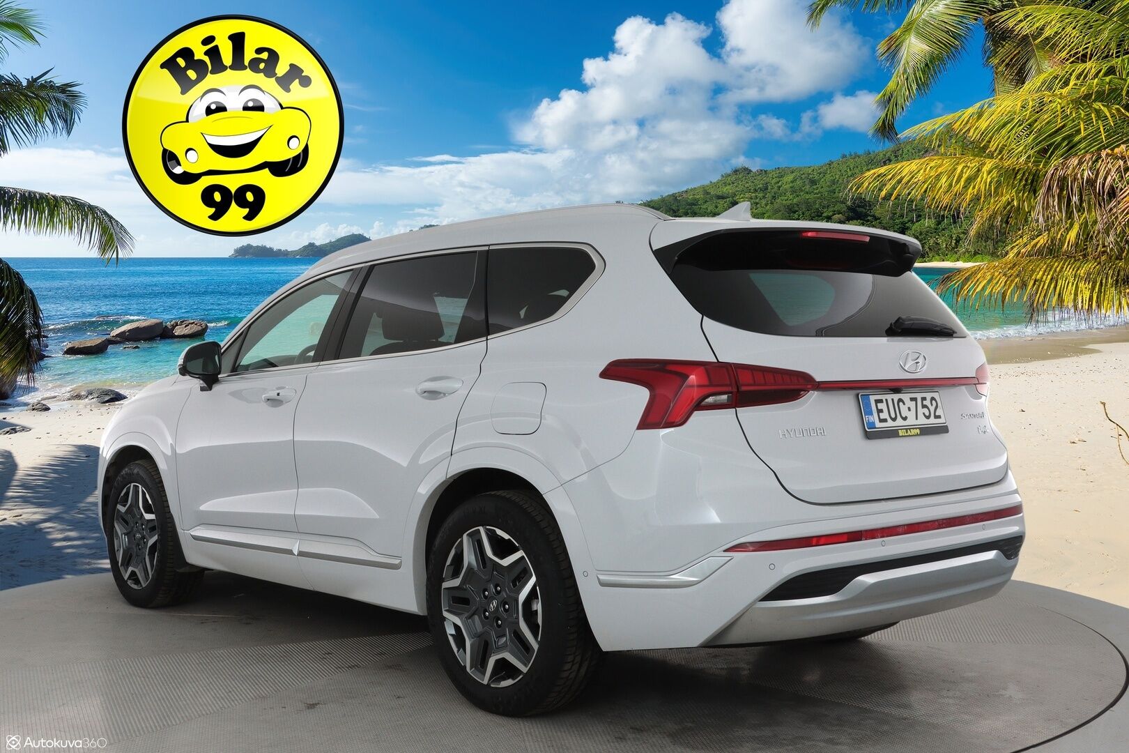 Hyundai Santa Fe 2022 1.6 T-GDI 265 hv Plug in 4WD 6AT Calligraphy 7P **HUD / Adapt. vakkari / Panorama / Ilmastoidut penkit ** - 3,99 % KORKOTARJOUS TÄHÄN AUTOON - 1-om. Suomi-auto / Akku kuntotarkistettu / 360 Kamera / Keyless / Apple&Android / Muistipenkki