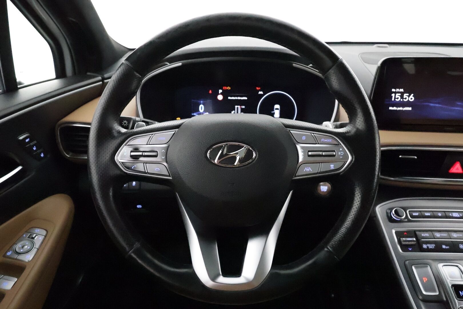 Hyundai Santa Fe 2022 1.6 T-GDI 265 hv Plug in 4WD 6AT Calligraphy 7P **HUD / Adapt. vakkari / Panorama / Ilmastoidut penkit ** - 3,99 % KORKOTARJOUS TÄHÄN AUTOON - 1-om. Suomi-auto / Akku kuntotarkistettu / 360 Kamera / Keyless / Apple&Android / Muistipenkki