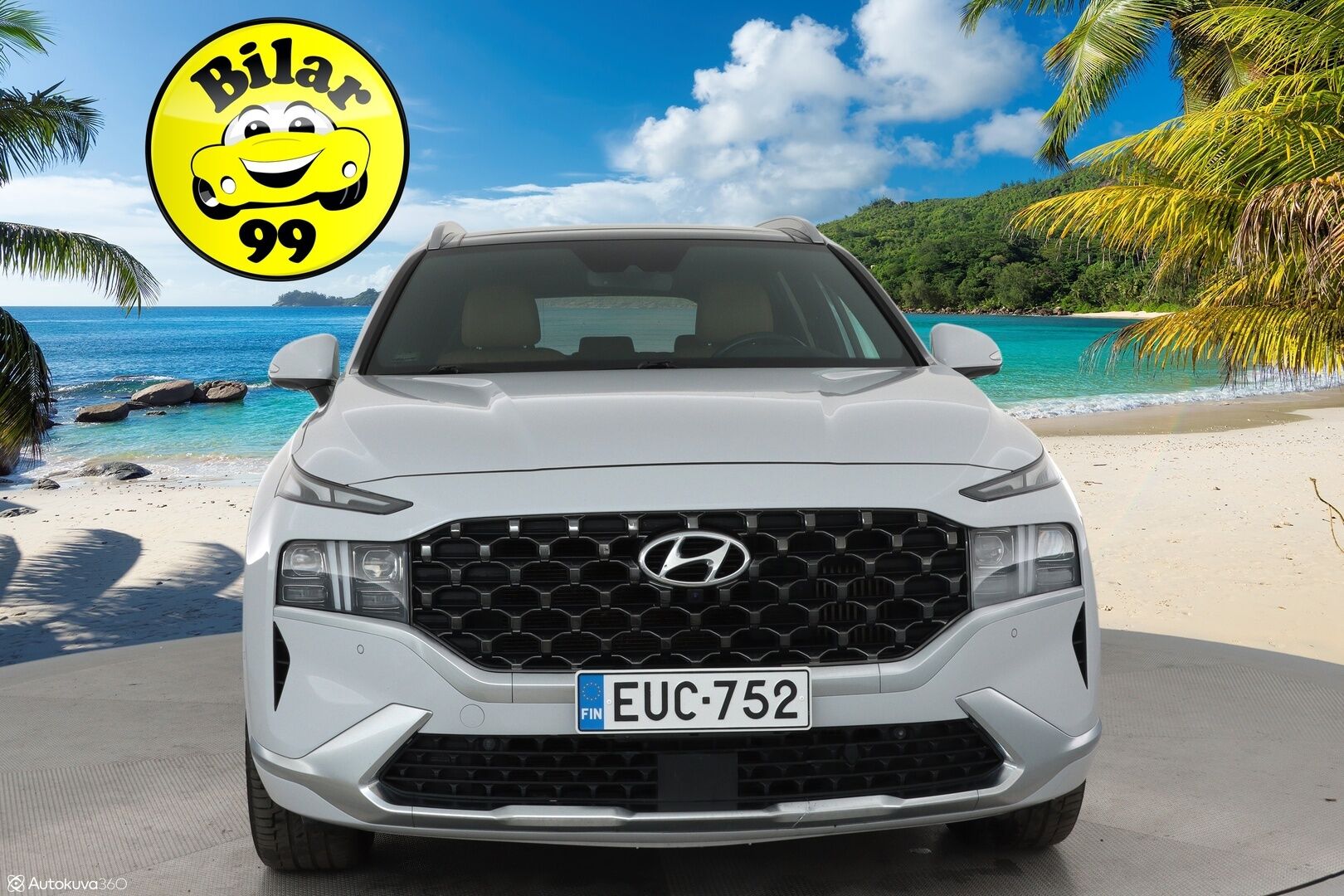 Hyundai Santa Fe 2022 1.6 T-GDI 265 hv Plug in 4WD 6AT Calligraphy 7P **HUD / Adapt. vakkari / Panorama / Ilmastoidut penkit ** - 3,99 % KORKOTARJOUS TÄHÄN AUTOON - 1-om. Suomi-auto / Akku kuntotarkistettu / 360 Kamera / Keyless / Apple&Android / Muistipenkki