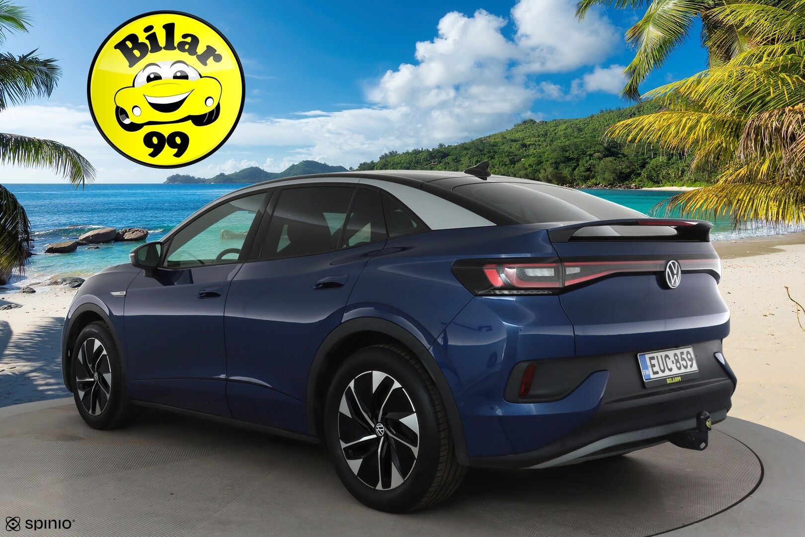 Volkswagen ID.5 2022 Pro Performance 150 kW, akku 77 kWh **Adapt.vakkari / Lämpöpumppu / Koukku / P.kamera / KeylessGo / Puolinahat** - Suomi-auto / Kahdet renkaat aluvanteilla / Merkkihuollettu
