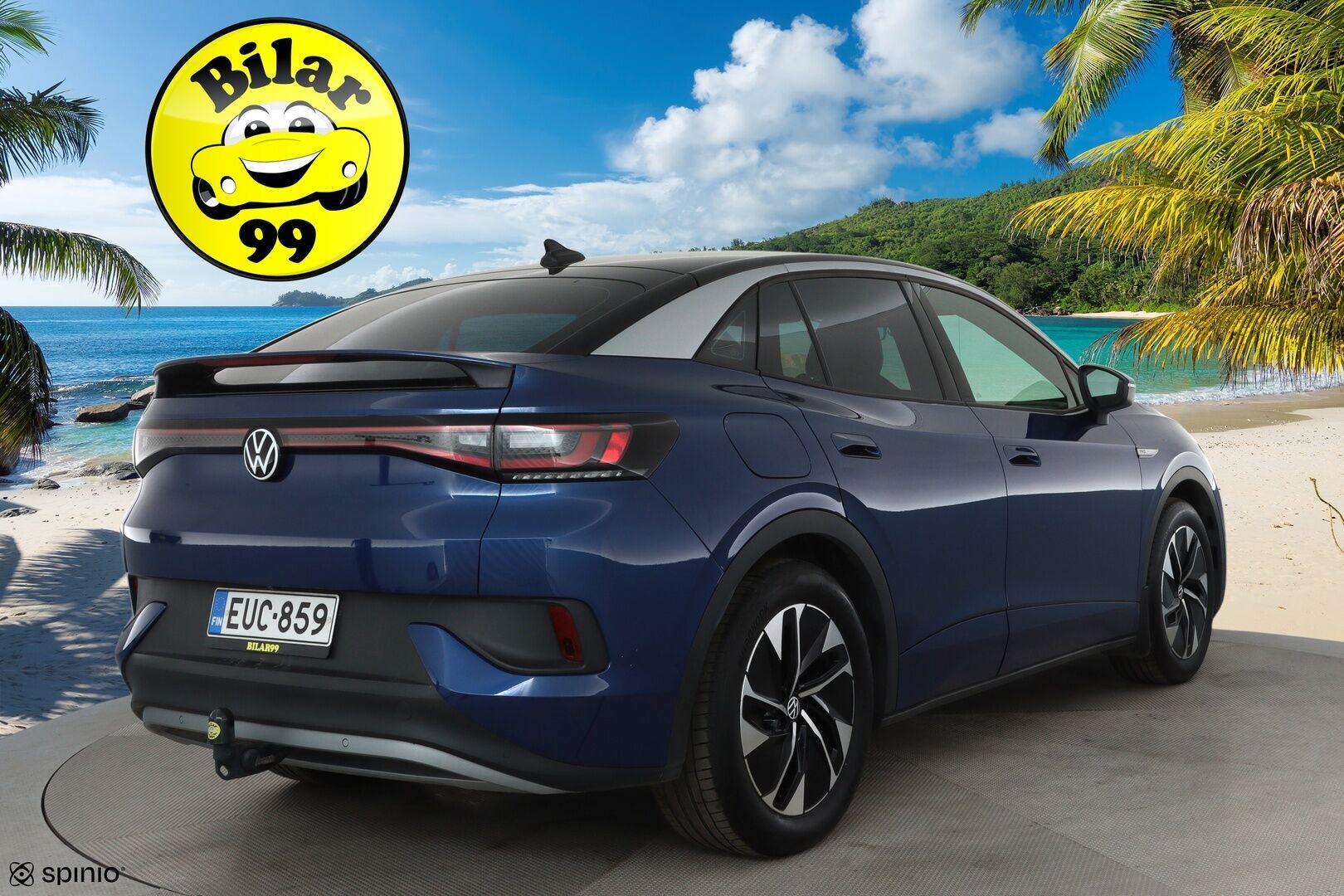 Volkswagen ID.5 2022 Pro Performance 150 kW, akku 77 kWh **Adapt.vakkari / Lämpöpumppu / Koukku / P.kamera / KeylessGo / Puolinahat** - Suomi-auto / Kahdet renkaat aluvanteilla / Merkkihuollettu