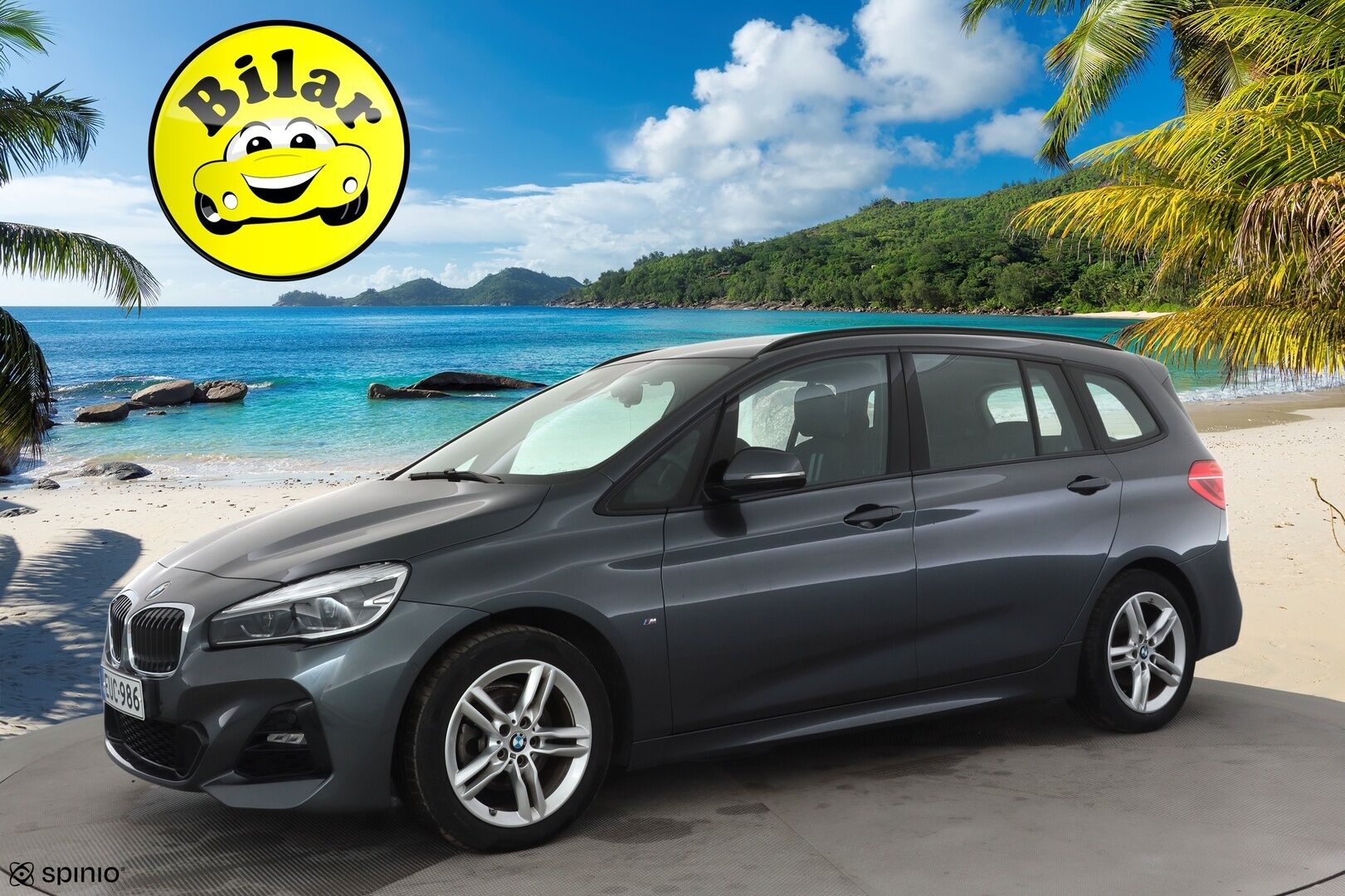 BMW 216 2022 F46 Gran Tourer 216i Business M Sport - M-Sport | Koukku | Sisätilanlämmitin | P.tutkat | LED | Sportpenkit | Navi | Bluetooth | Vakkari | 1-om Suomi-auto | Merkkihuollot
