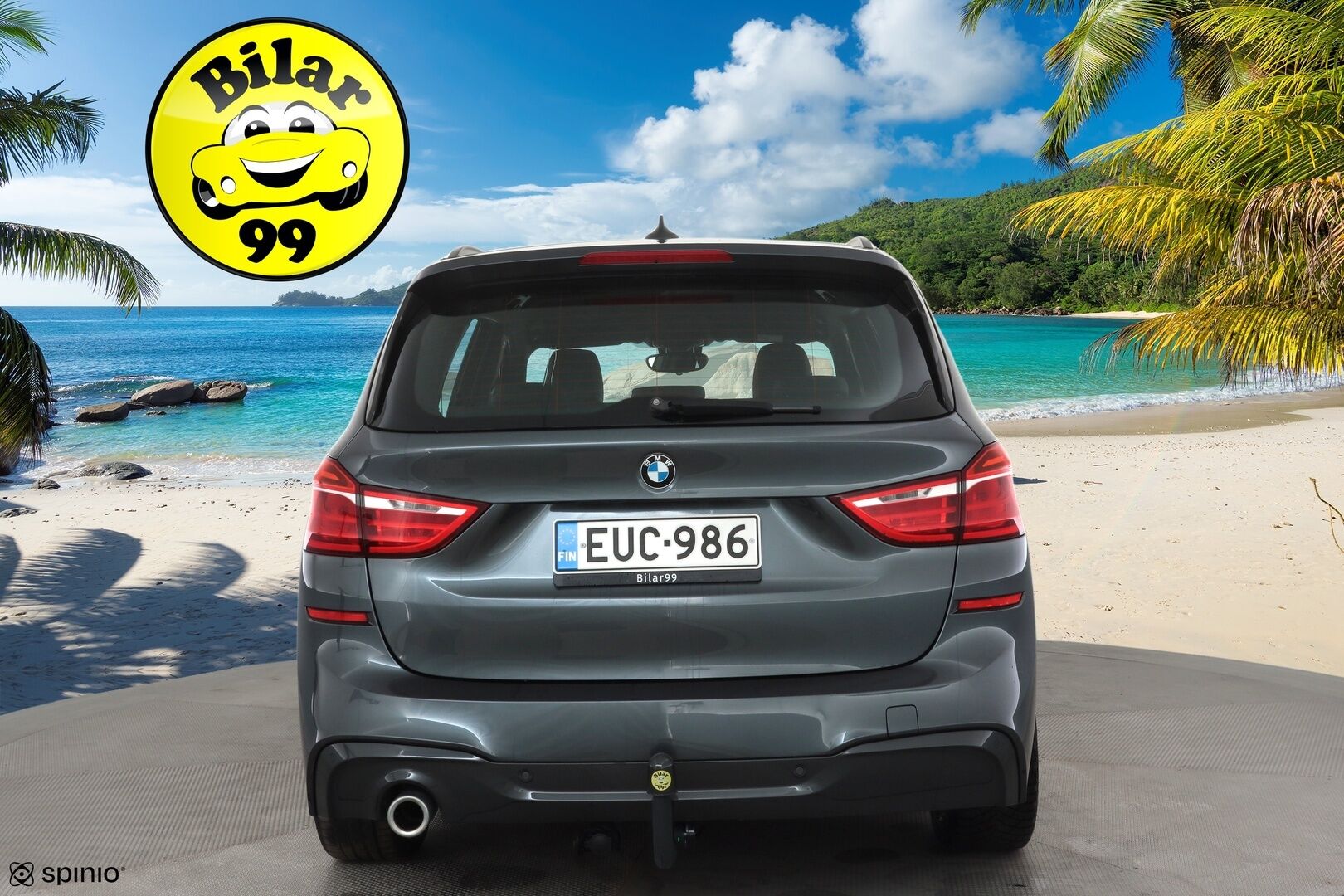 BMW 216 2022 F46 Gran Tourer 216i Business M Sport * Koukku / Sisätilanlämmitin / P.tutkat / LED / Sportpenkit / Navi / Bluetooth / Vakkari * - 1-om Suomi-auto / Kahdet renkaat aluvanteilla / Merkkihuollot