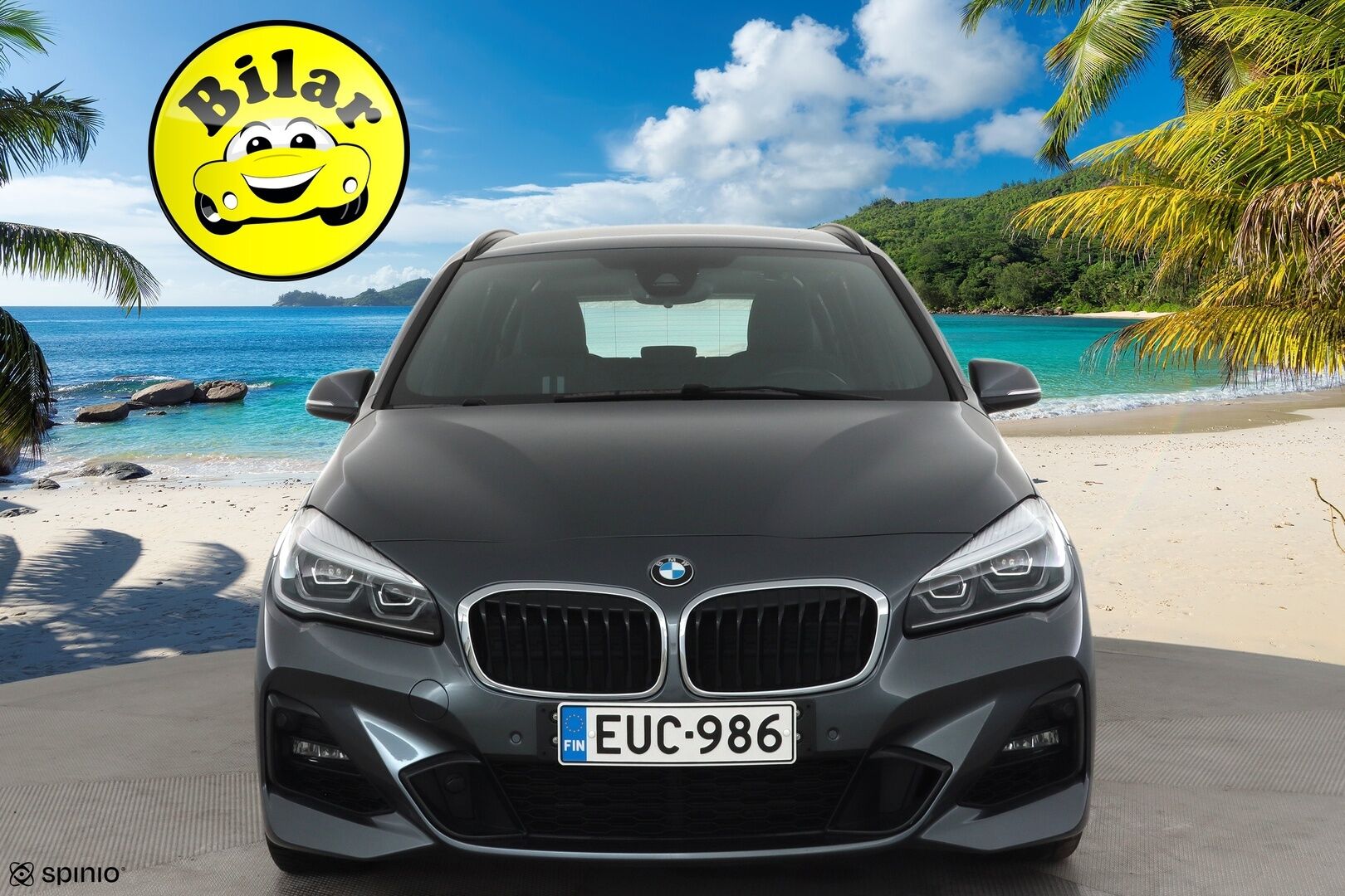 BMW 216 2022 F46 Gran Tourer 216i Business M Sport - M-Sport | Koukku | Sisätilanlämmitin | P.tutkat | LED | Sportpenkit | Navi | Bluetooth | Vakkari | 1-om Suomi-auto | Merkkihuollot