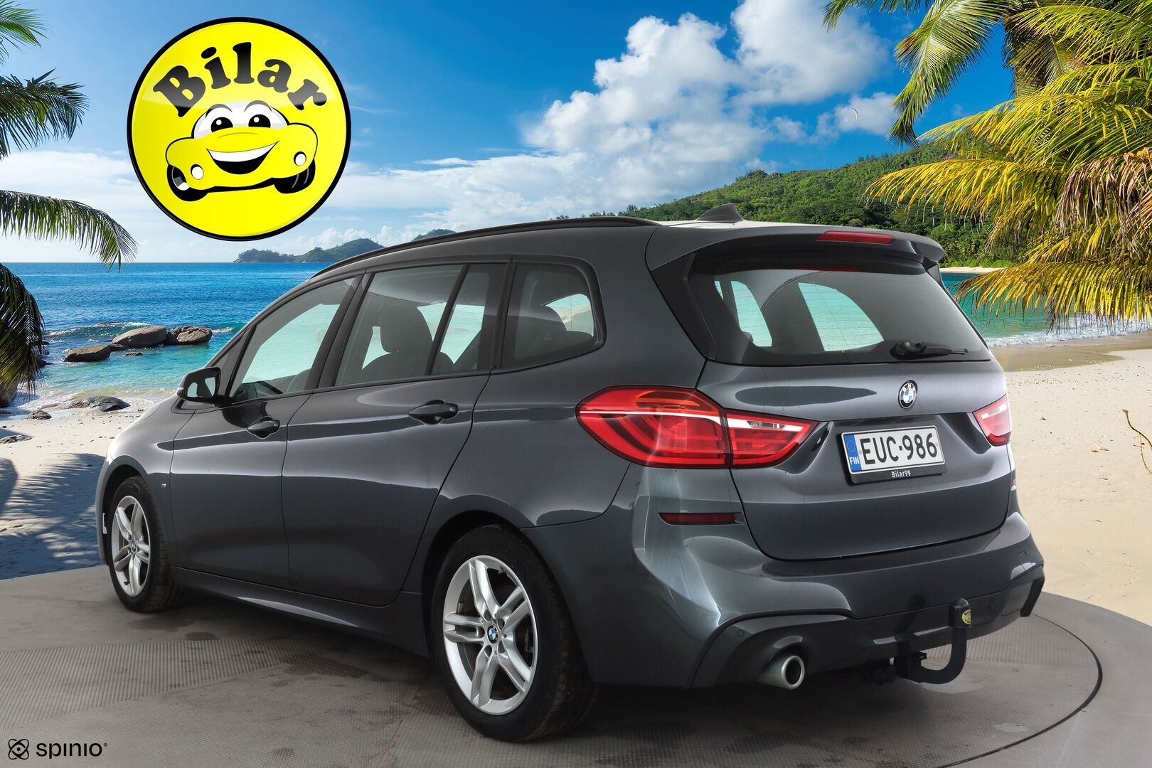 BMW 216 2022 F46 Gran Tourer 216i Business M Sport - M-Sport | Koukku | Sisätilanlämmitin | P.tutkat | LED | Sportpenkit | Navi | Bluetooth | Vakkari | 1-om Suomi-auto | Merkkihuollot