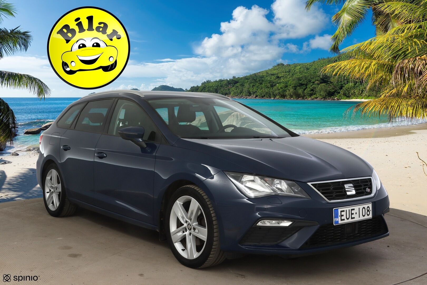 Seat LEON ST 2019 1,5 TSI 150 EVO FR * Vetokoukku / Beats Audio / Digimittaristo / Kessy / Tutkat * - Hihna vaihdettu 4/2026 / 2x renkaat / Navi