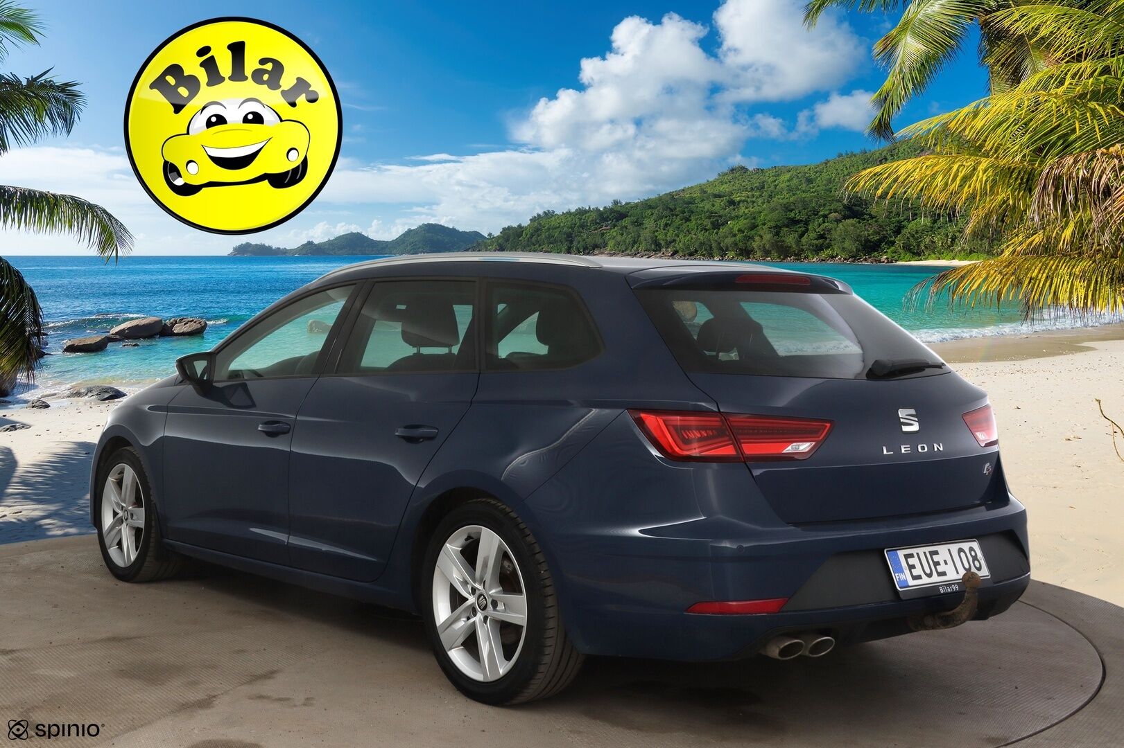 Seat LEON ST 2019 1,5 TSI 150 EVO FR * Vetokoukku / Beats Audio / Digimittaristo / Kessy / Tutkat * - Hihna vaihdettu 4/2026 / 2x renkaat / Navi