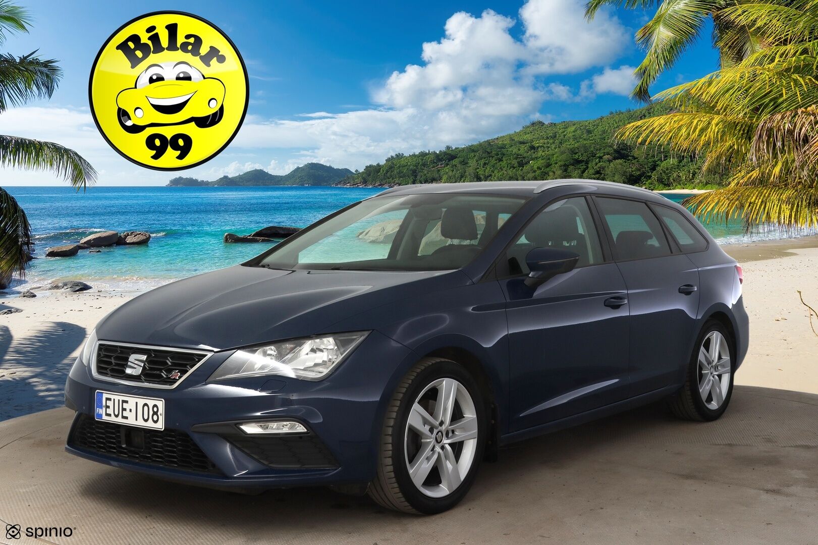 Seat LEON ST 2019 1,5 TSI 150 EVO FR * Vetokoukku / Beats Audio / Digimittaristo / Kessy / Tutkat * - Hihna vaihdettu 4/2026 / 2x renkaat / Navi - HULLUT AVAJAISHULINAT KORKOTARJOUS 3,29 %