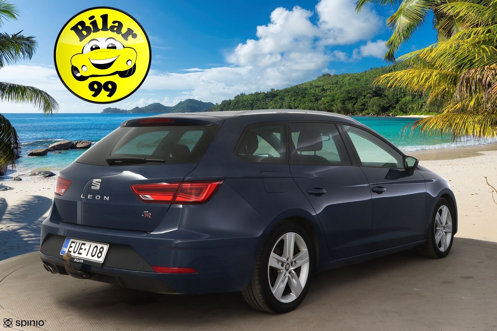 Seat LEON ST 2019 1,5 TSI 150 EVO FR * Vetokoukku / Beats Audio / Digimittaristo / Kessy / Tutkat * - Hihna vaihdettu 4/2026 / 2x renkaat / Navi - HULLUT AVAJAISHULINAT KORKOTARJOUS 3,29 %