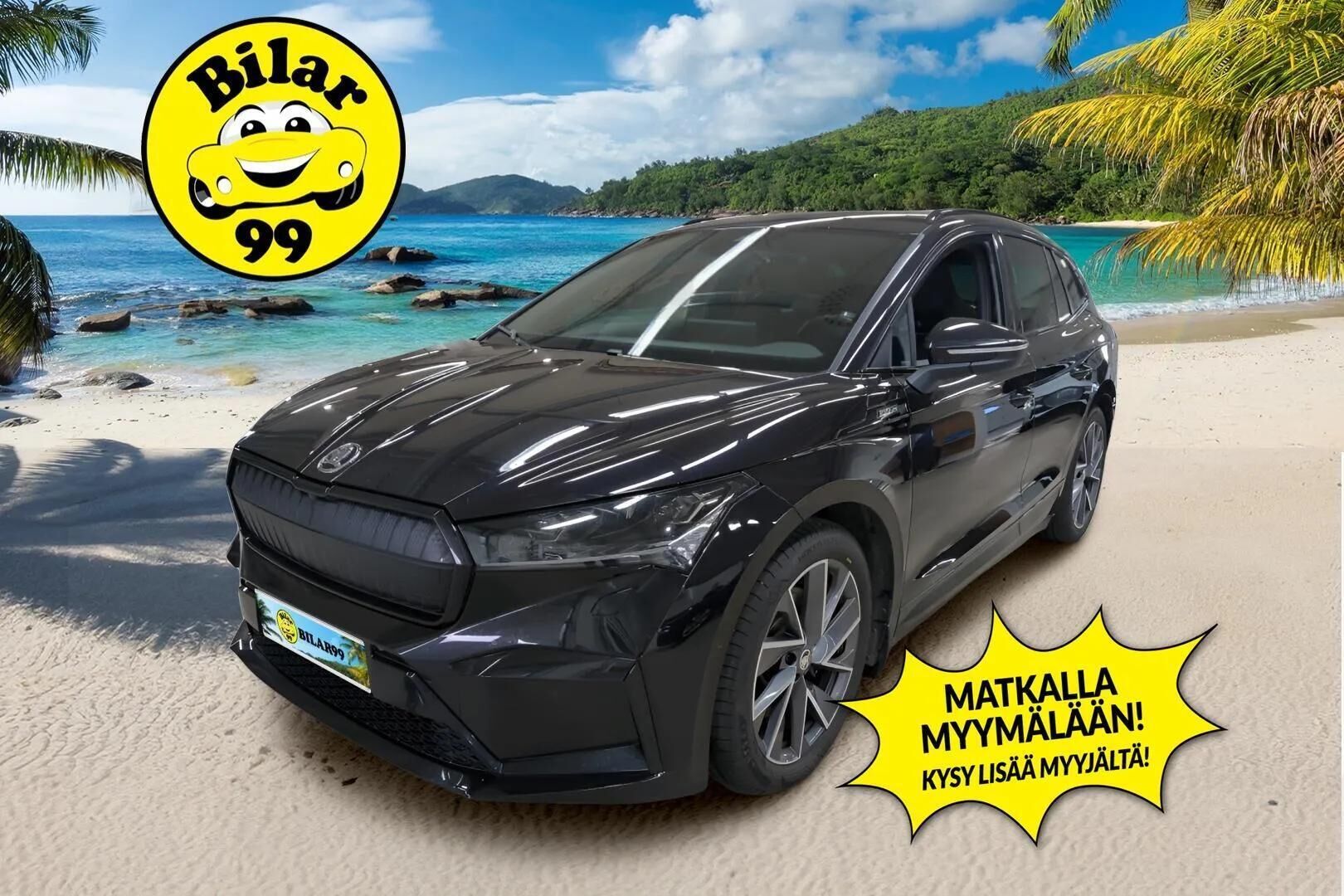 Skoda Enyaq 2022 80x 4x4 SportLine iV *Muistipenkki / Adapt.vakkari / Lämpöpumppu / P-Kamera / Koukku / Matrix LED / Sporttipenkit* - 3,99 % KORKOTARJOUS TÄHÄN AUTOON 28.9. ASTI! - 1.om Suomi-auto / Akku kuntotarkastettu! / Merkkihuollettu / 2x vanteet