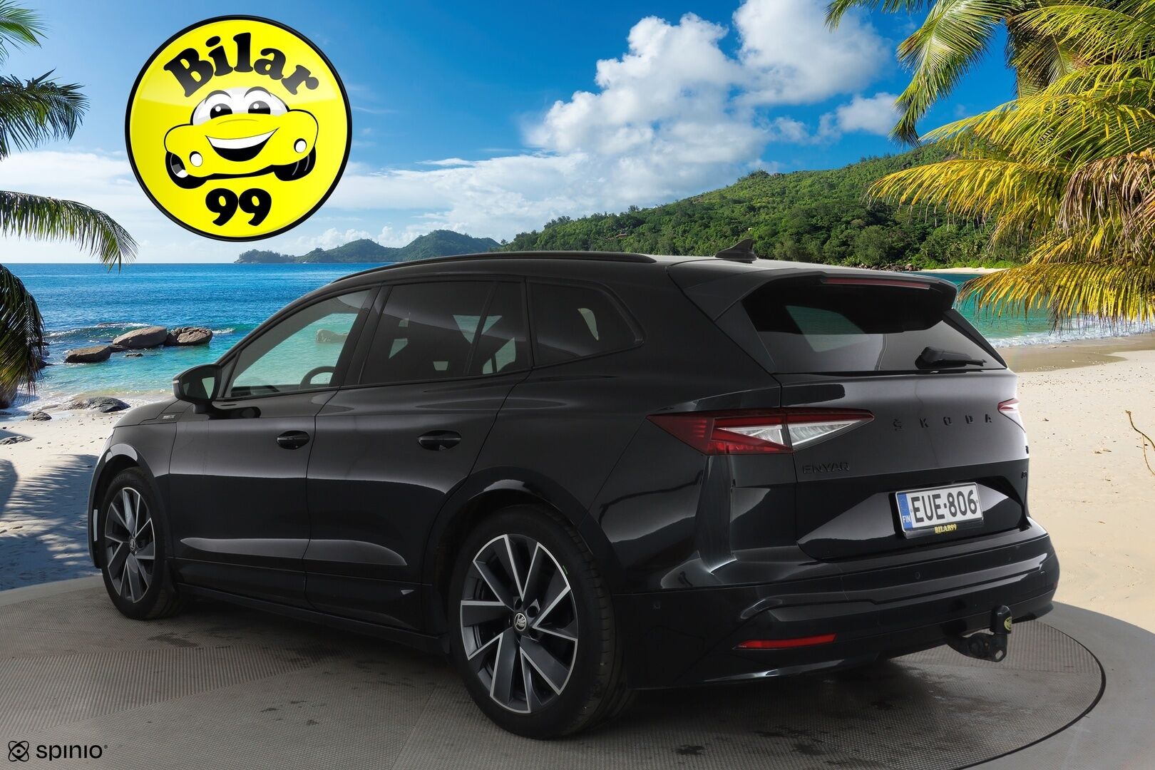 Skoda Enyaq 2022 80x 4x4 SportLine iV *Muistipenkki / Adapt.vakkari / Lämpöpumppu / P-Kamera / Koukku / Matrix LED / Sporttipenkit* - 1.om Suomi-auto / Akku kuntotarkastettu! / Merkkihuollettu / 2x vanteet